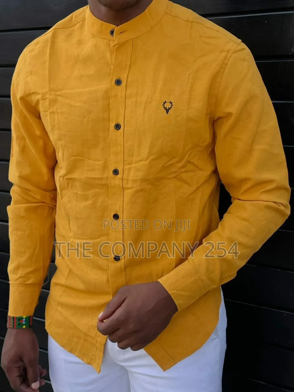Quality Collar Polo Long-Sleeved Plain Casual Men Shirts