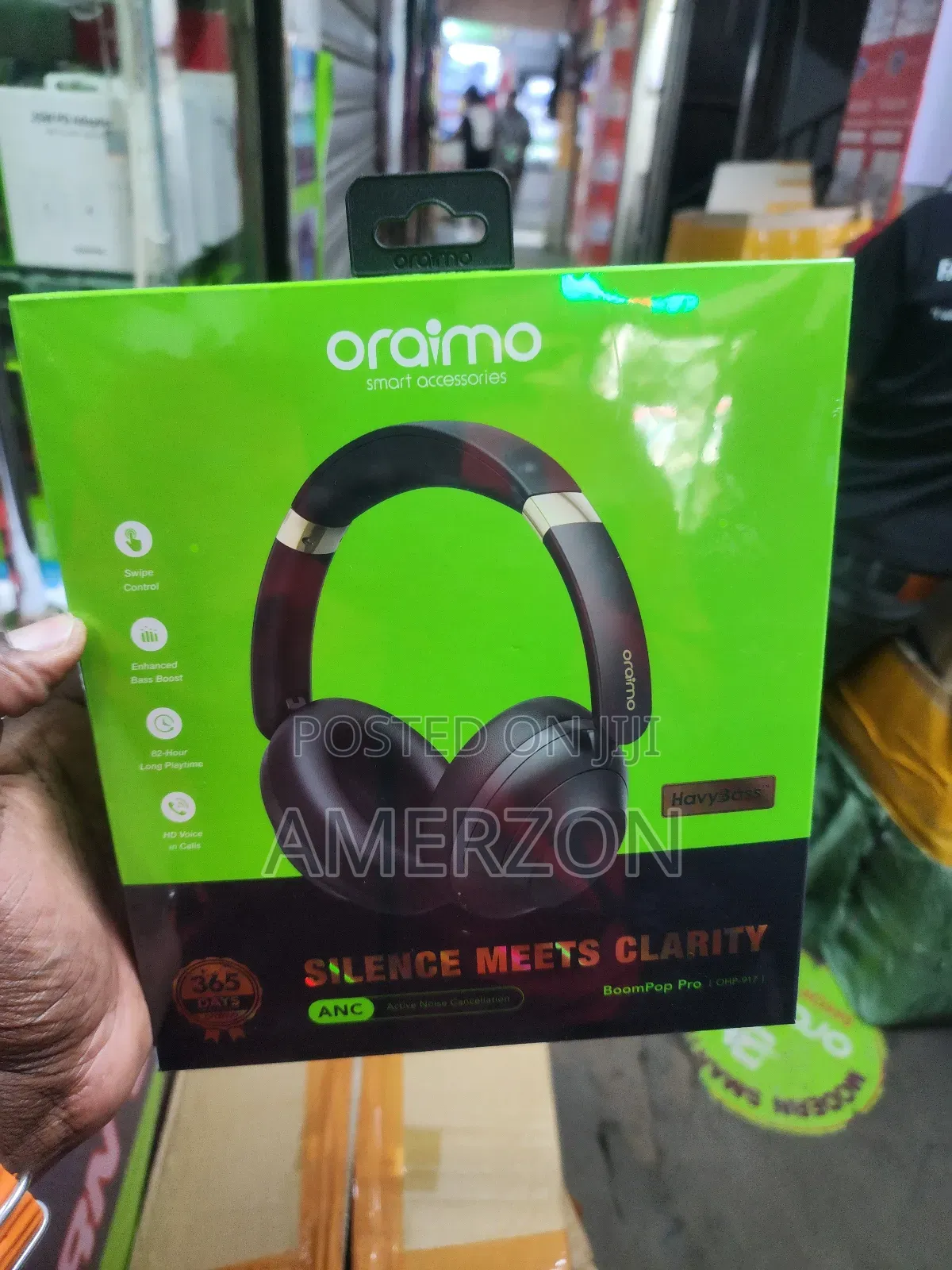 Oraimo Boompop Pro Anc Over-Ear Headphones Ohp-917