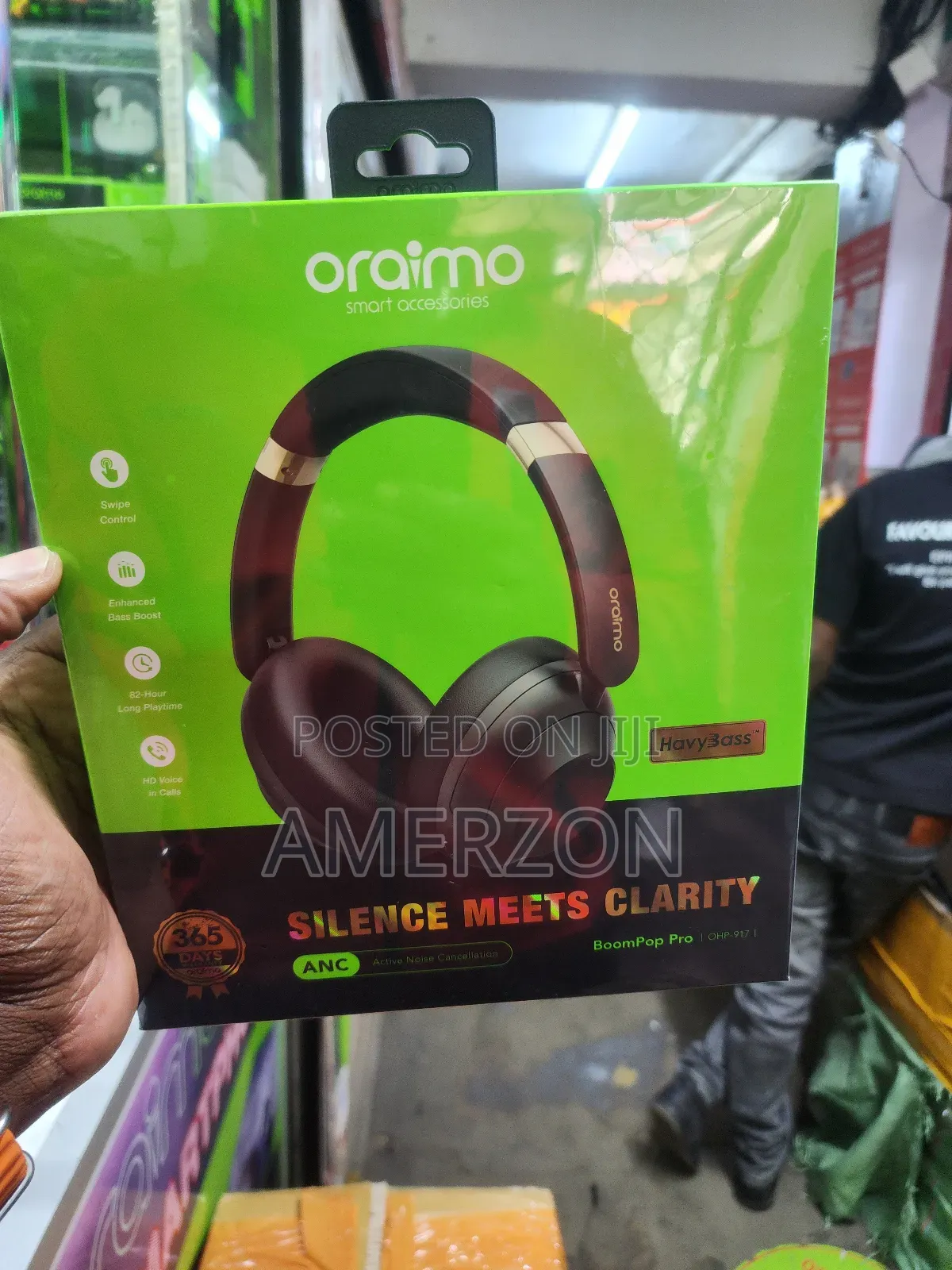Oraimo Boompop Pro Anc Over-Ear Headphones Ohp-917