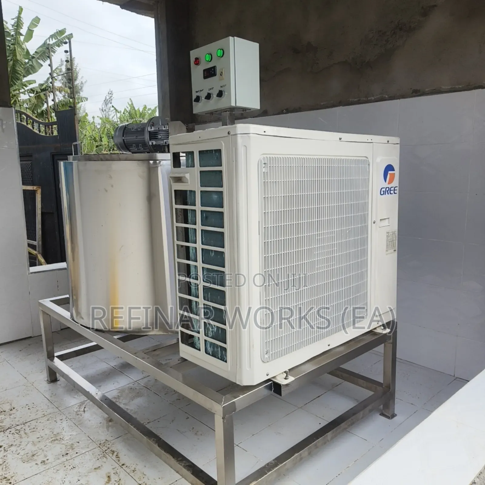 Stainless Steel Milk Cooler for 300l - 1000l