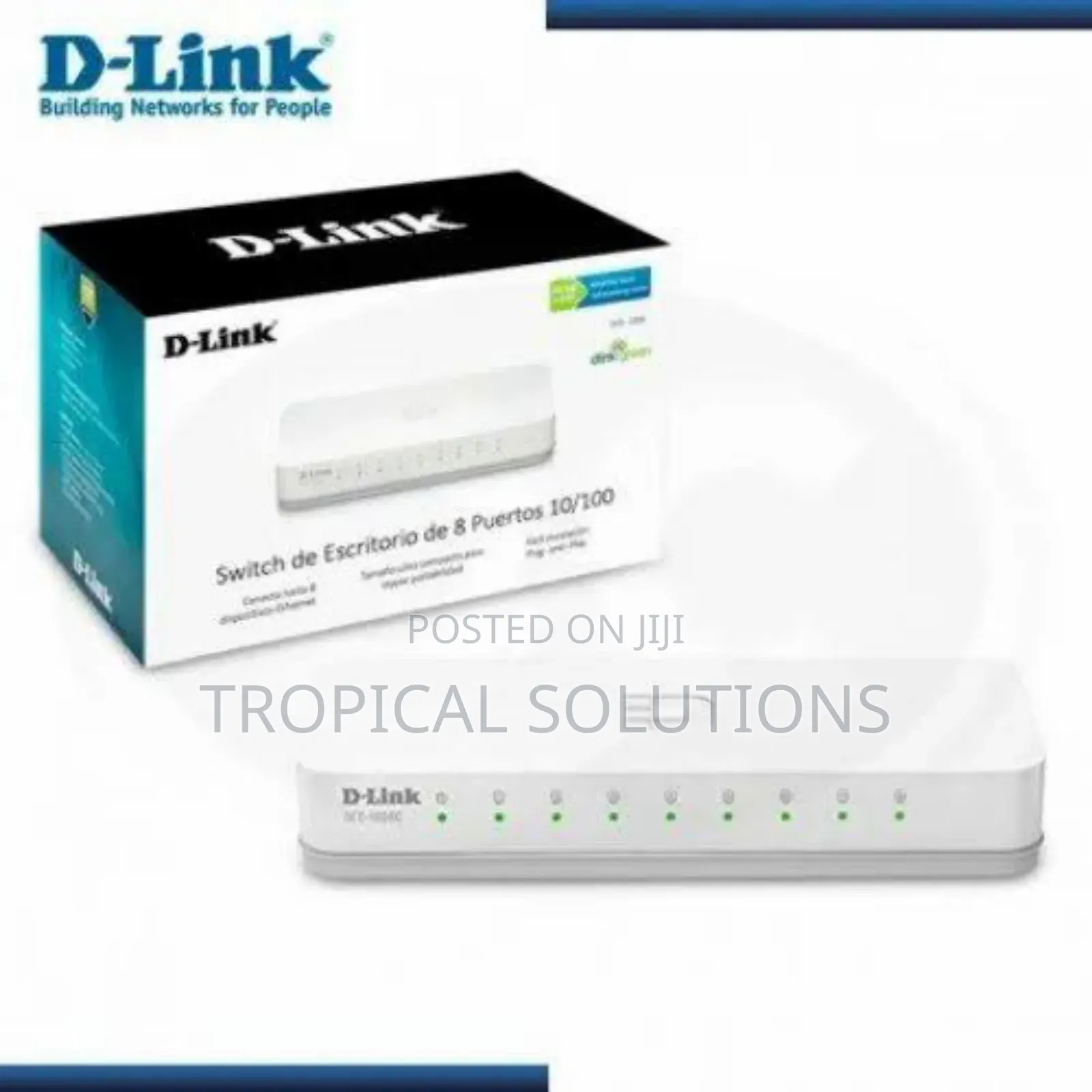 D-Link Des-1008c/B 8 Port 10/100base T Unmanaged Switch