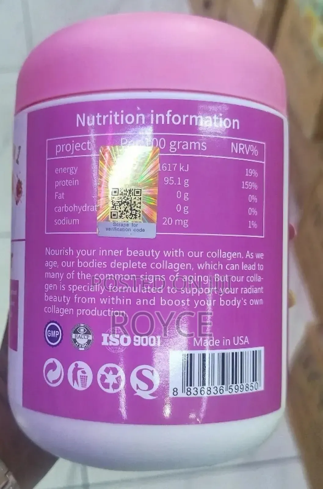 Marine Collagen With Biotin + Vitamin C + Melatonin