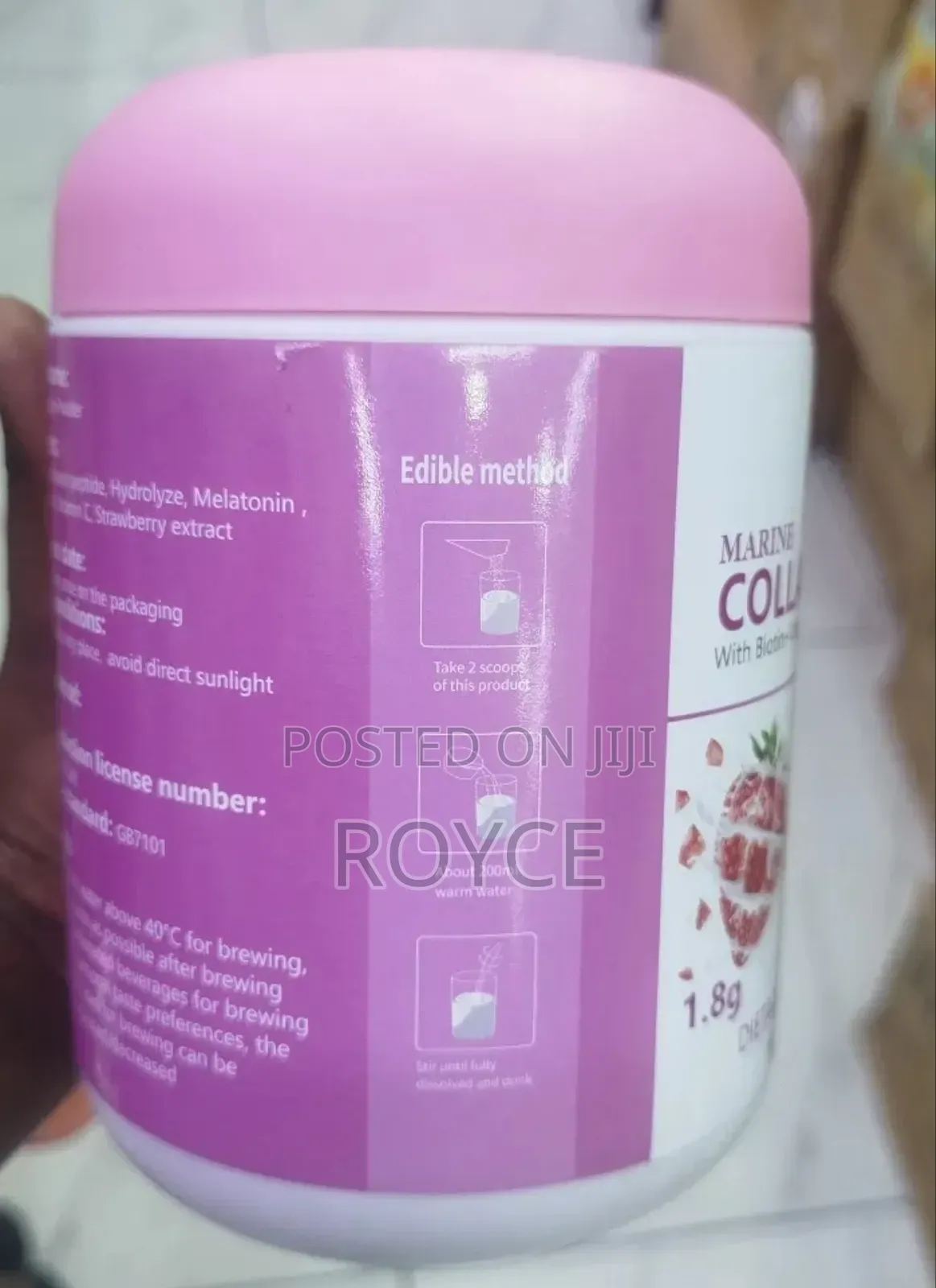 Marine Collagen With Biotin + Vitamin C + Melatonin