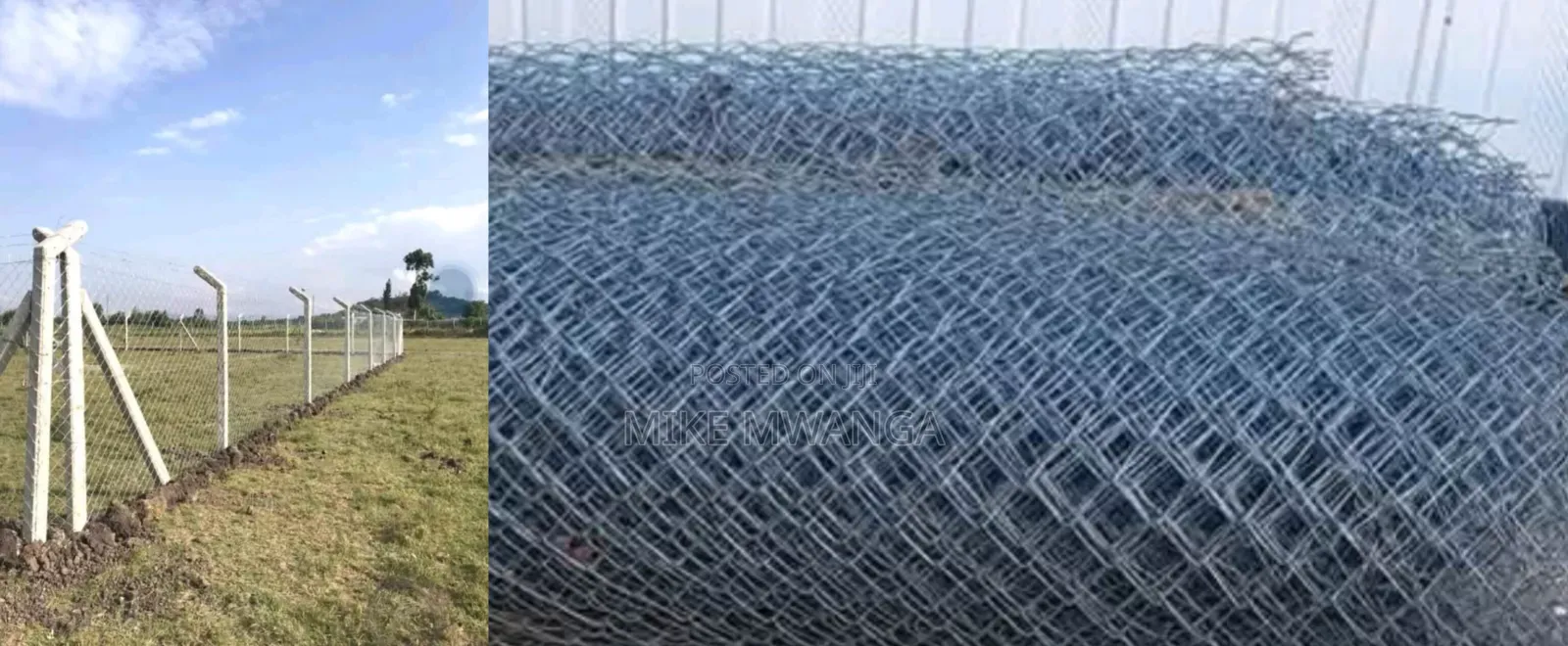 12.5 Gauge, 5ft Height, 80x80 Chain Link Mesh