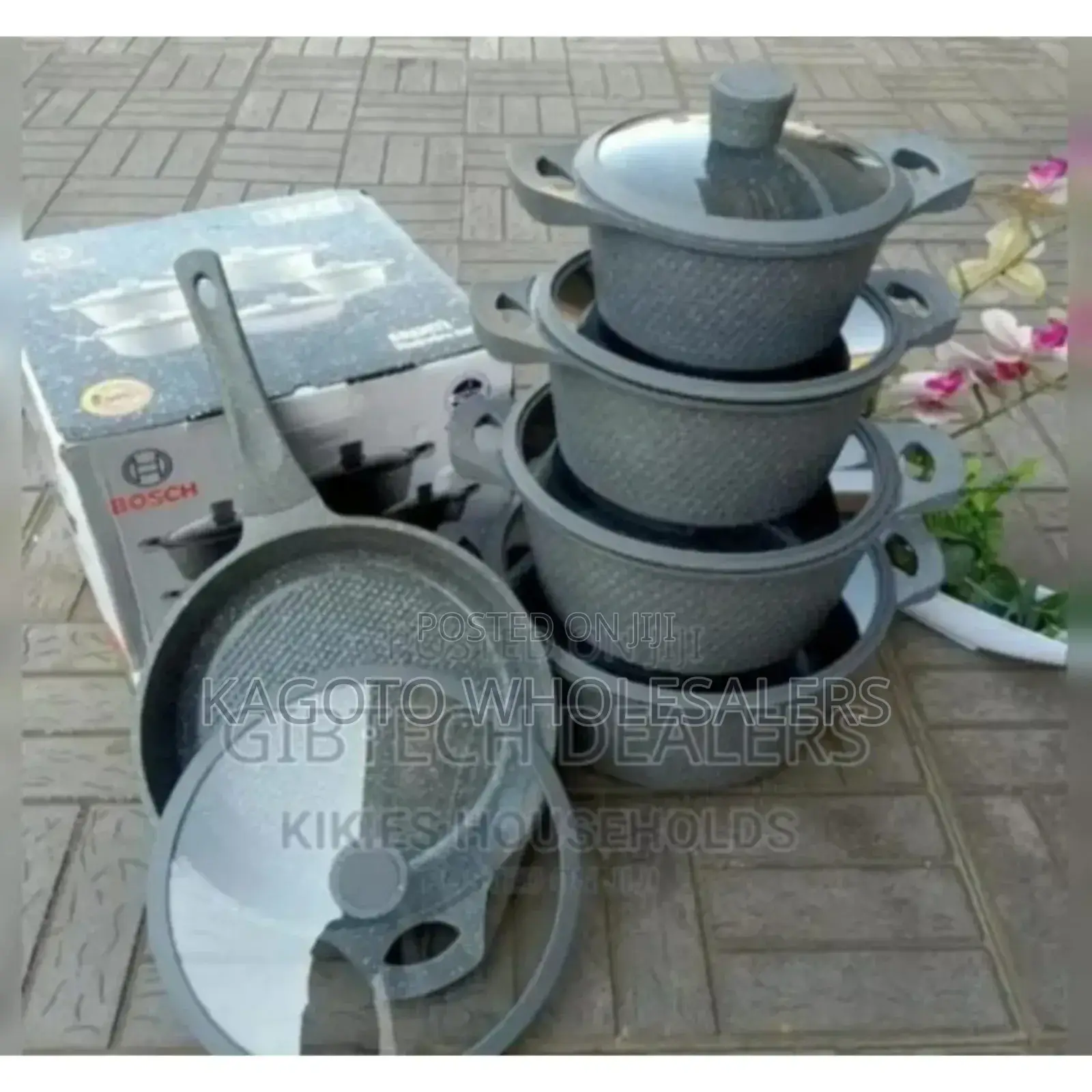 Colour Gray - Bosch 11pcs Cookwares