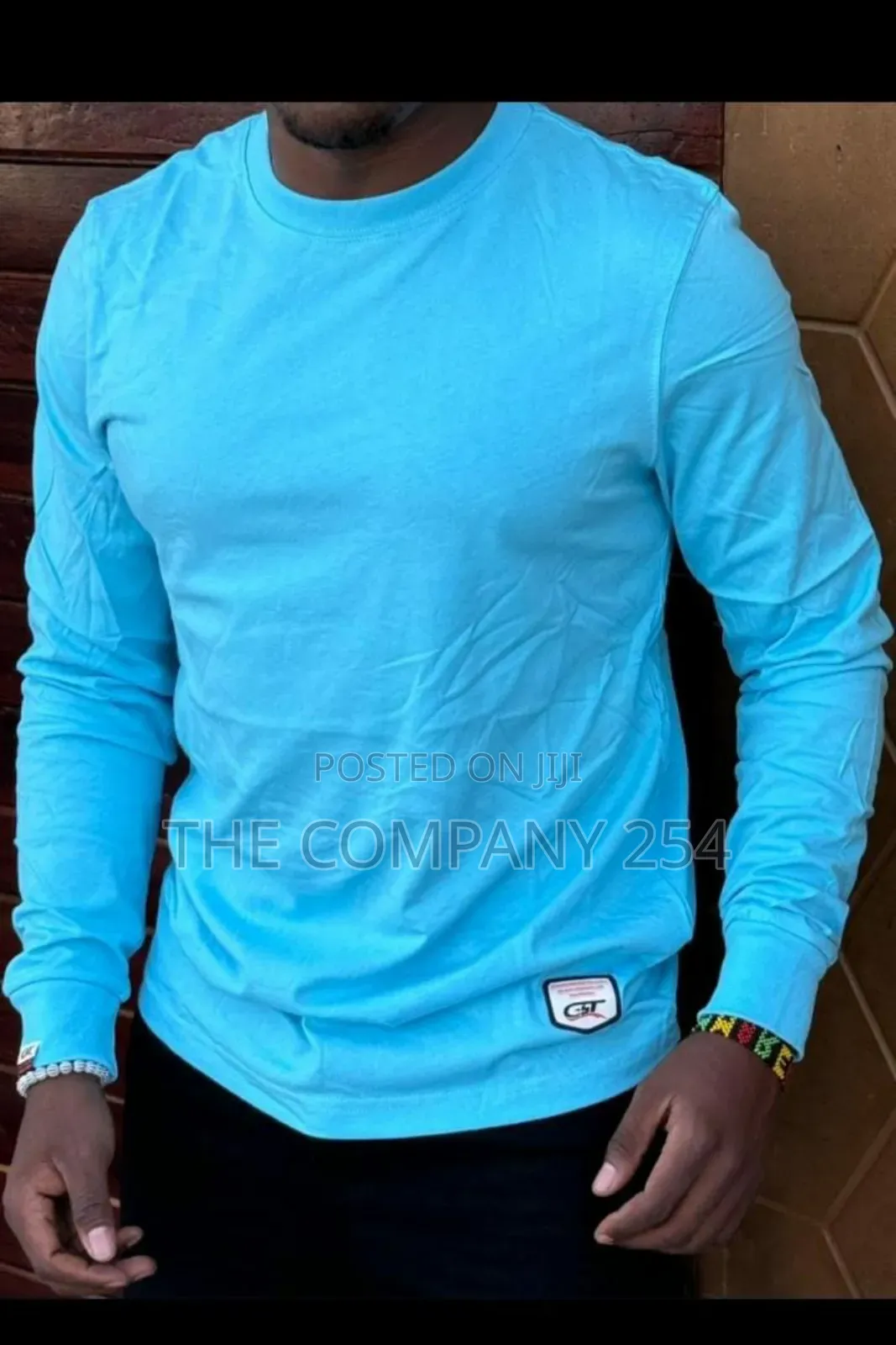 Quality Cotton Long-Sleeved Round Neck Plain T-Shirt