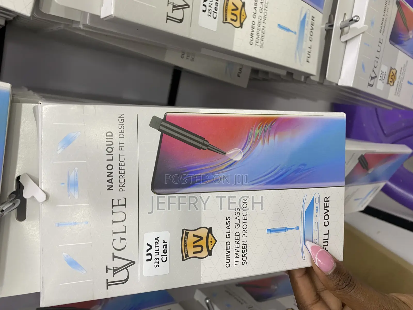 Imbzbk Screen Protector Tempered Glass Galaxy S23 Ultra