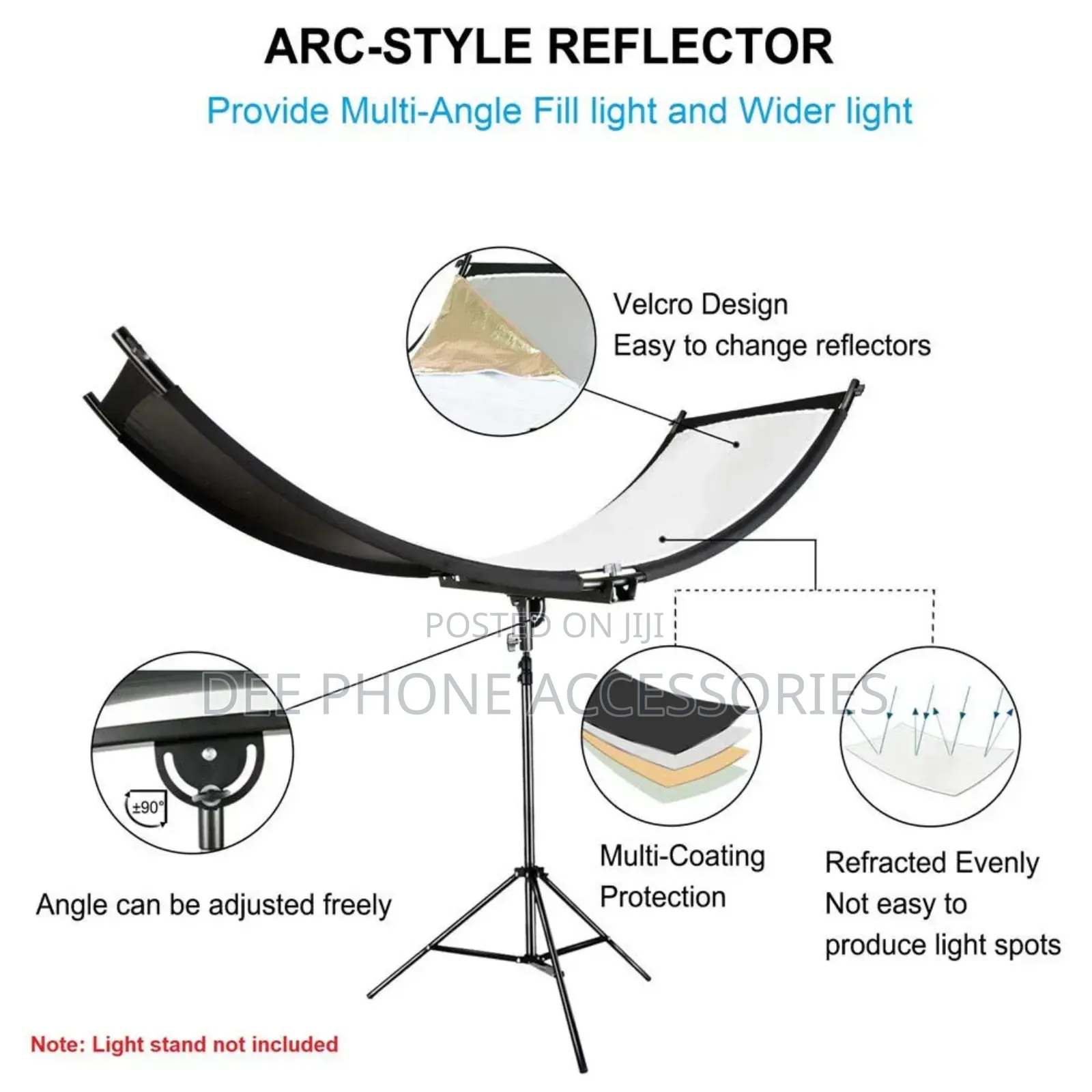Curved Reflector Kit 60cmby180cm 4in1