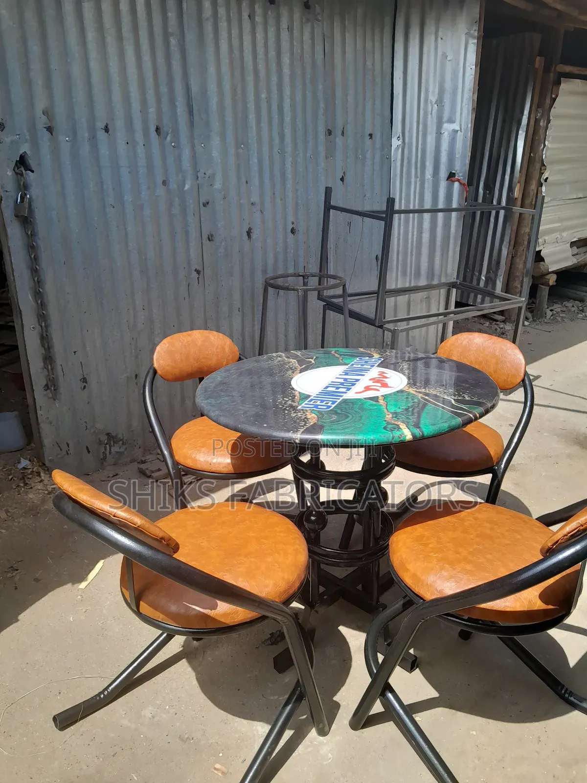 Restaurant Low Chairs and Table