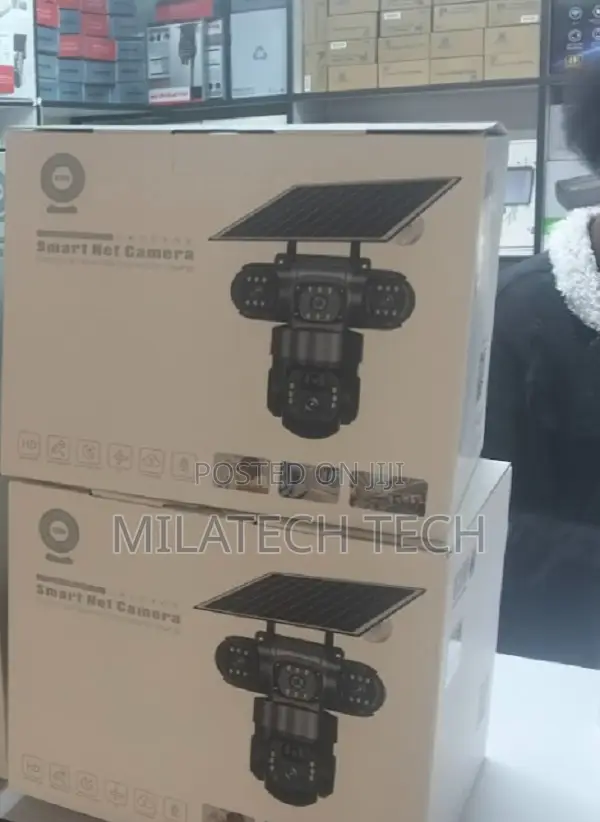 V380 Tripple Lens 4g Simcard PTZ Camera