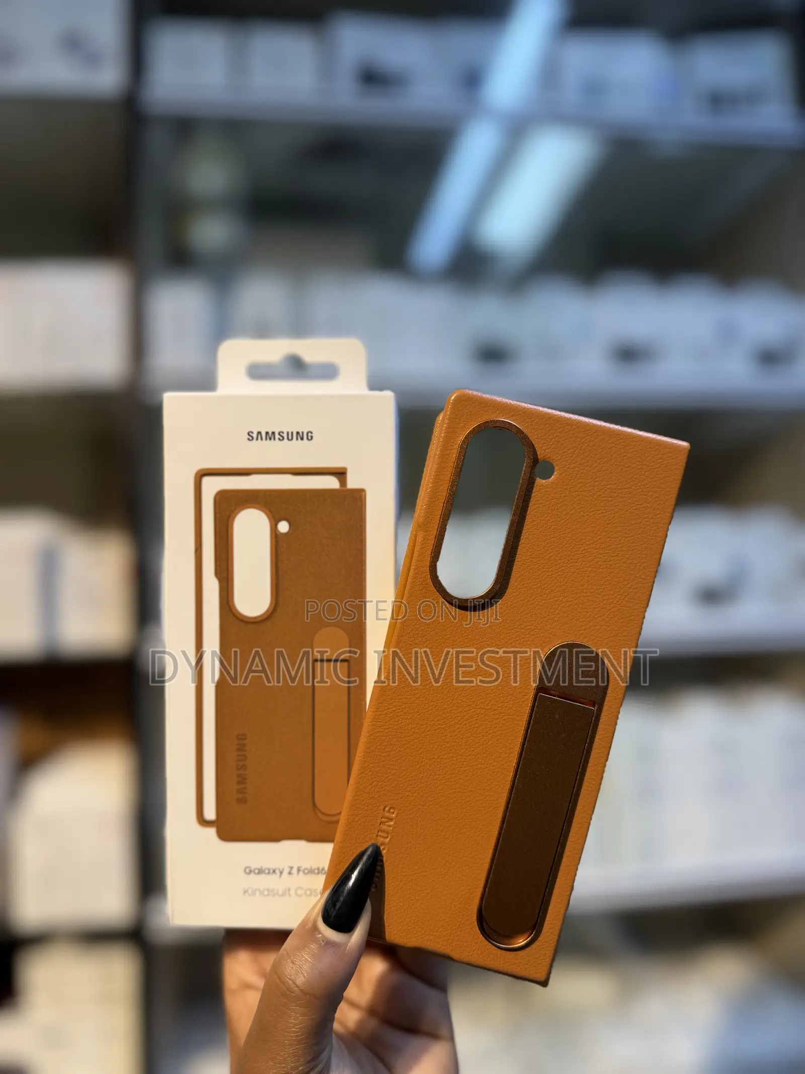 Samsung Galaxy Z Fold 6 Leather Case/Cover With Stand