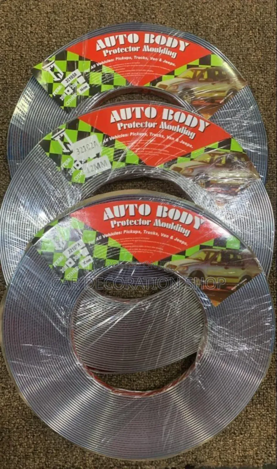 Different Sizes Car Exterior Protection Body Moulding