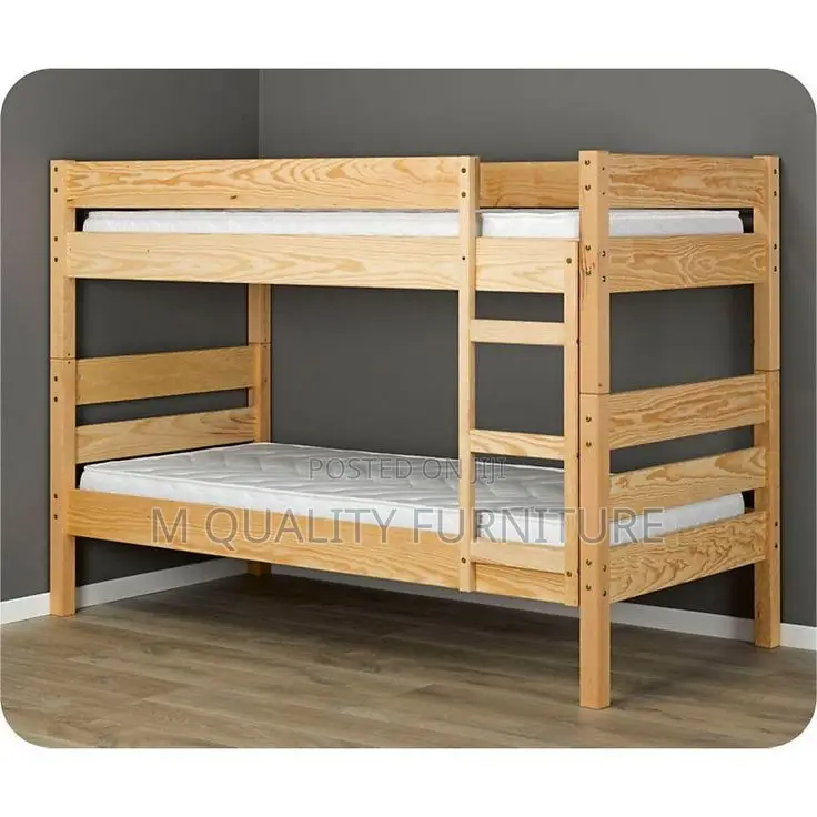 4 by 6 Wooden Double Decker Bed