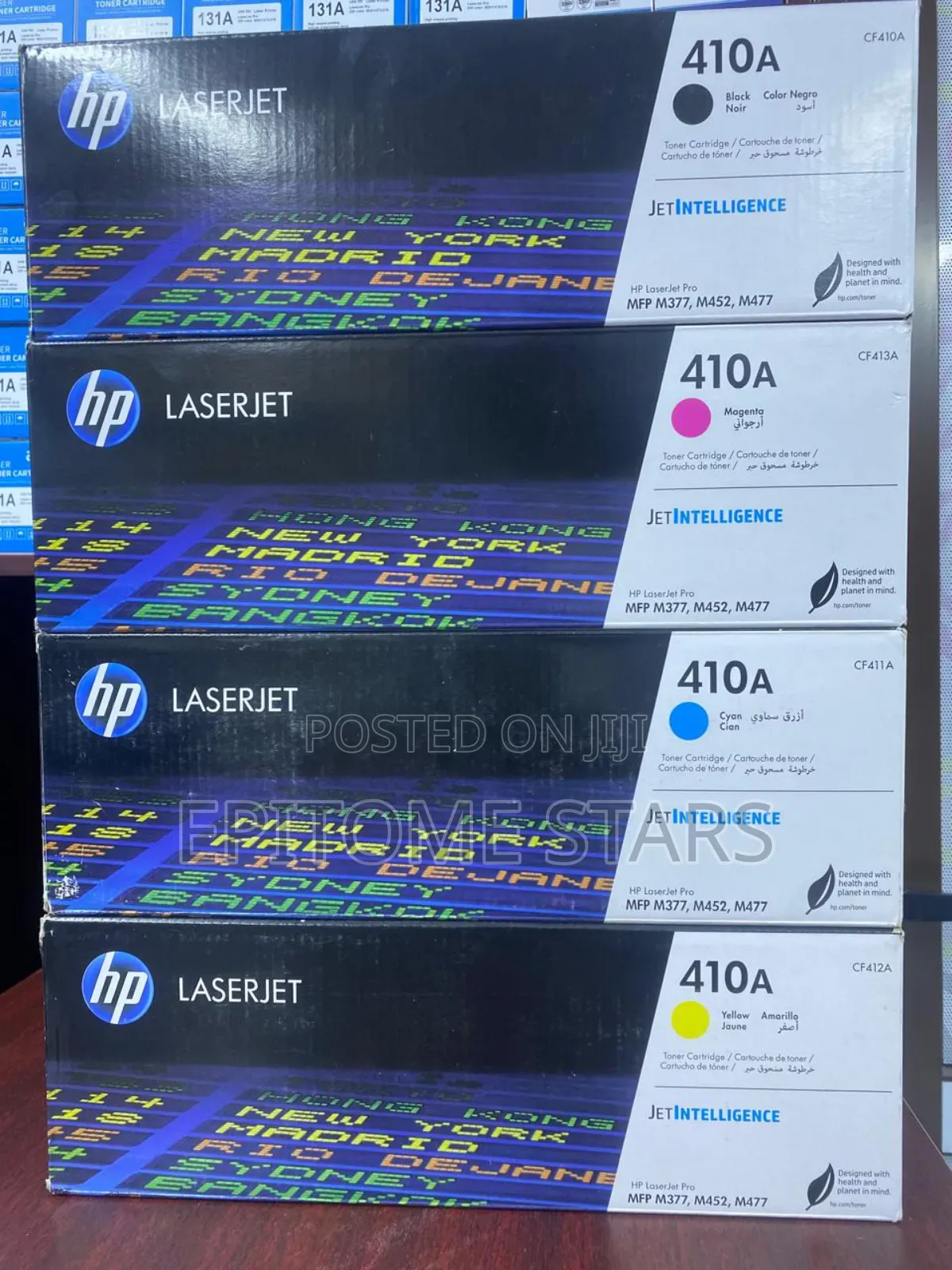 Hp Color Laserjet Pro Mfp M377dw Toner Hp410a Yield 2,300