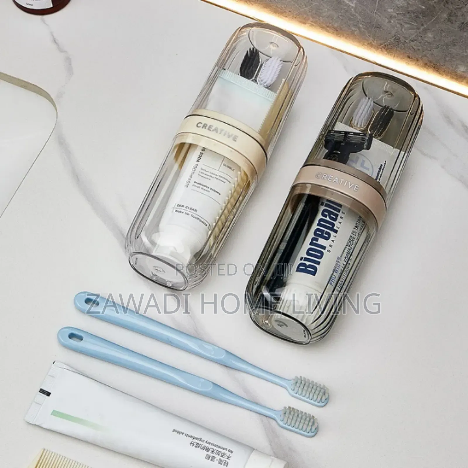 Creative Portable Toothbrush Holder, Toothpaste Holder.