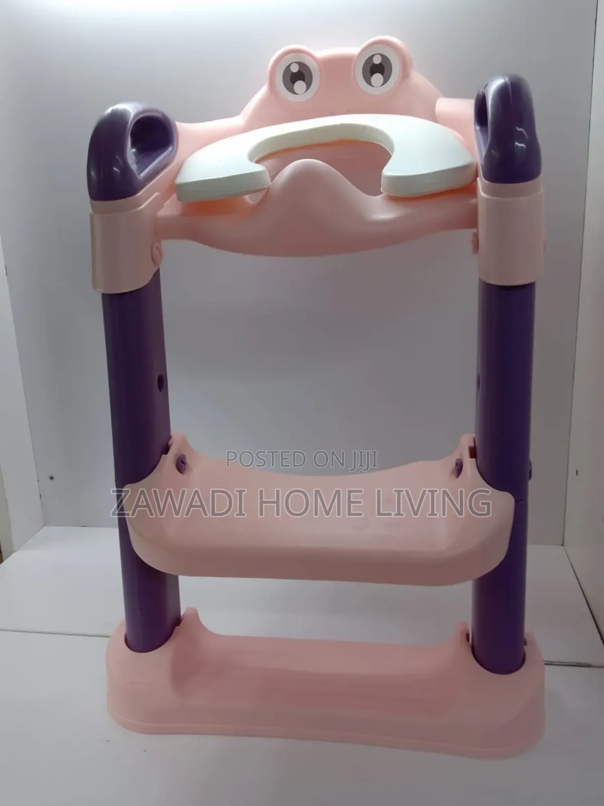 Kids Training Toilet Ladder Seat With PVC Cushion