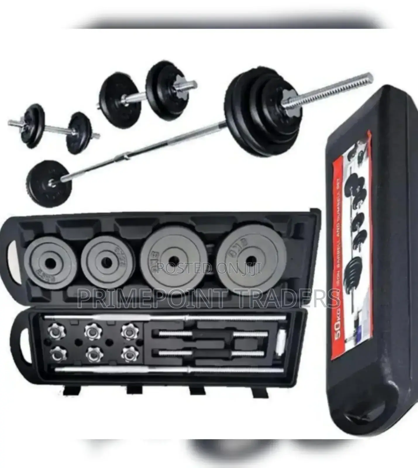 50kg York Barbell Dumbbell Set – Home/Gym Use