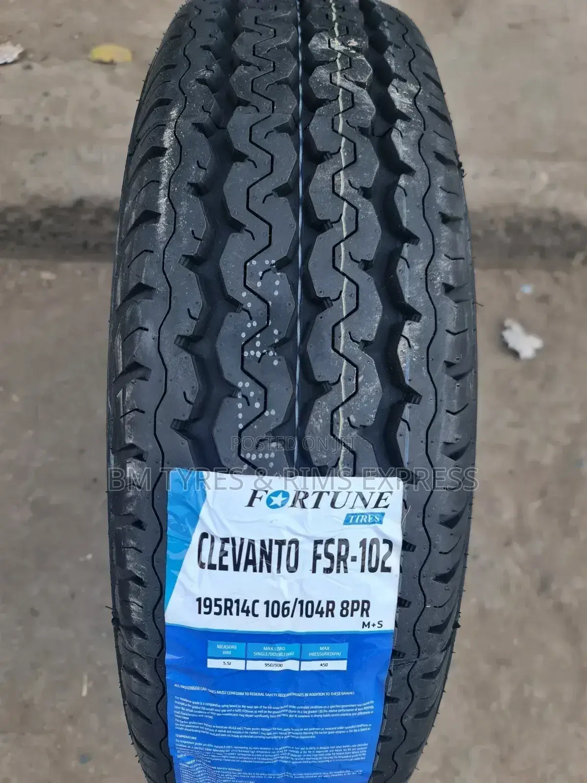 195 R14 Fortune.