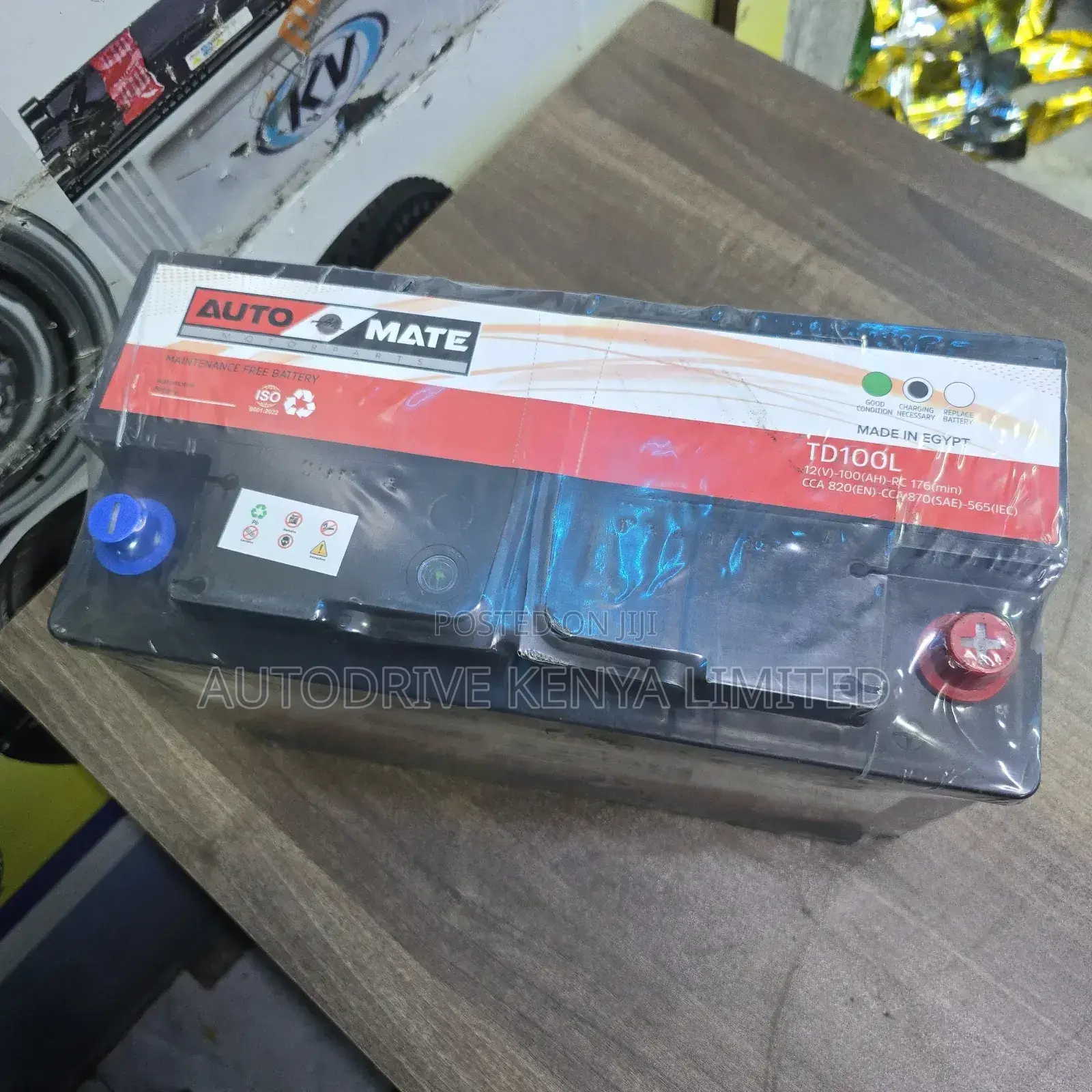 Din100 Automate Car Battery