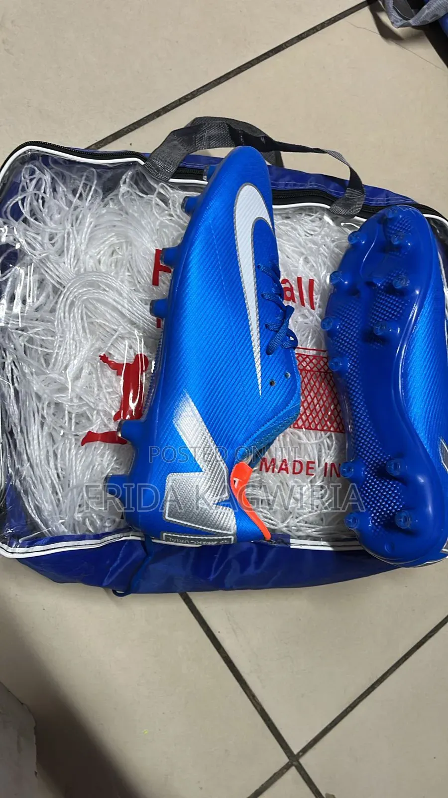 Blue Nike Football Boots ( Size 42, 43 And 44)
