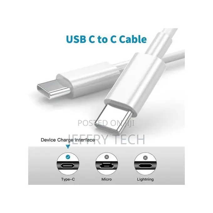 Type C to Type C Charging Cord for iPhone 15 / 15 Pro Max