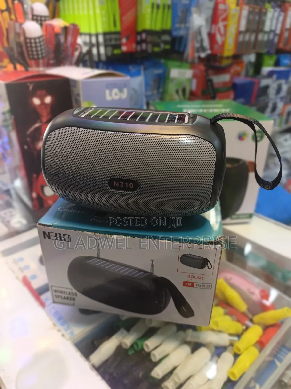 This Is A Portable N310 Solar Bluetooth Speaker,