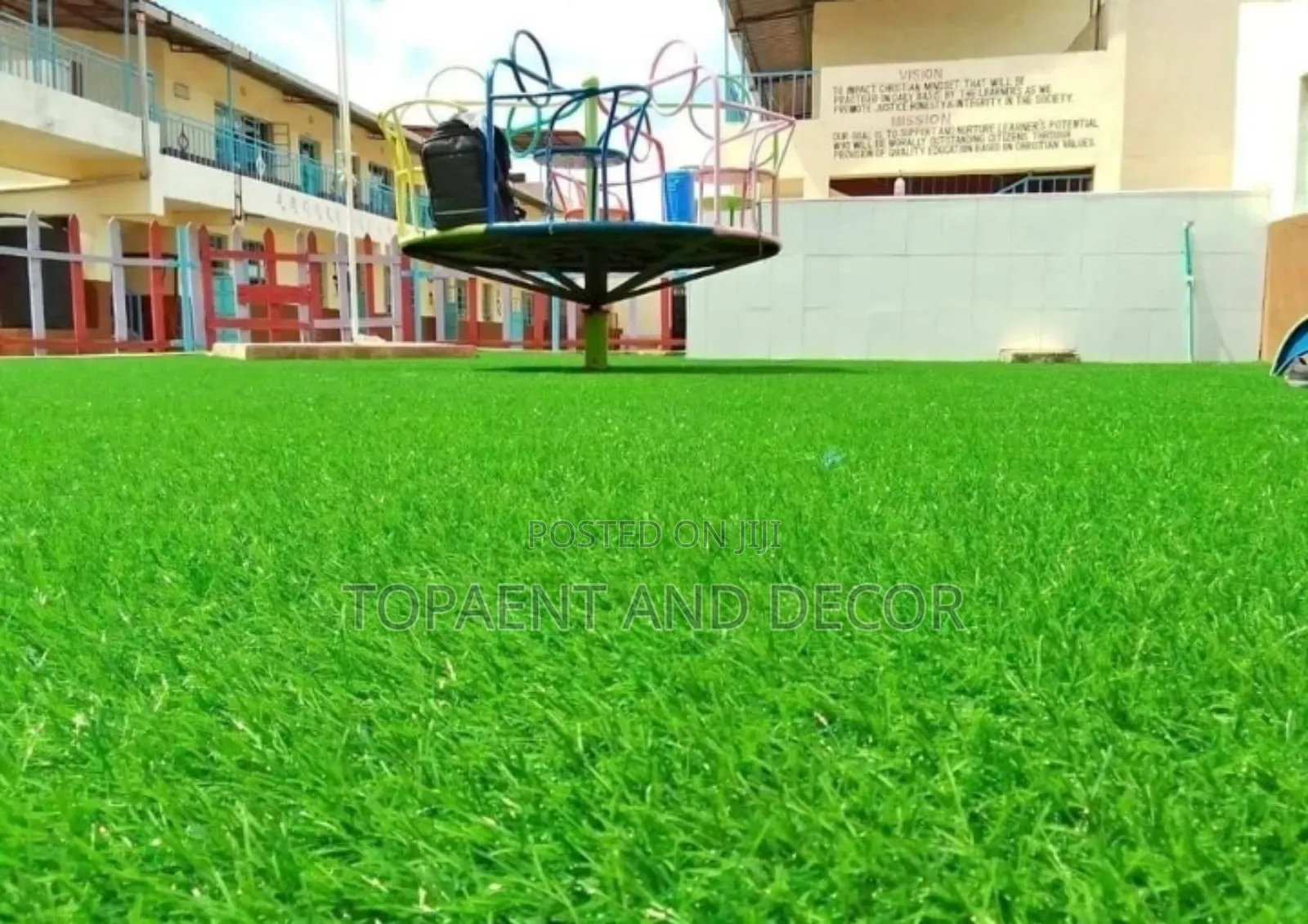 Safe Artificial Grass Carpet for Playgrounds