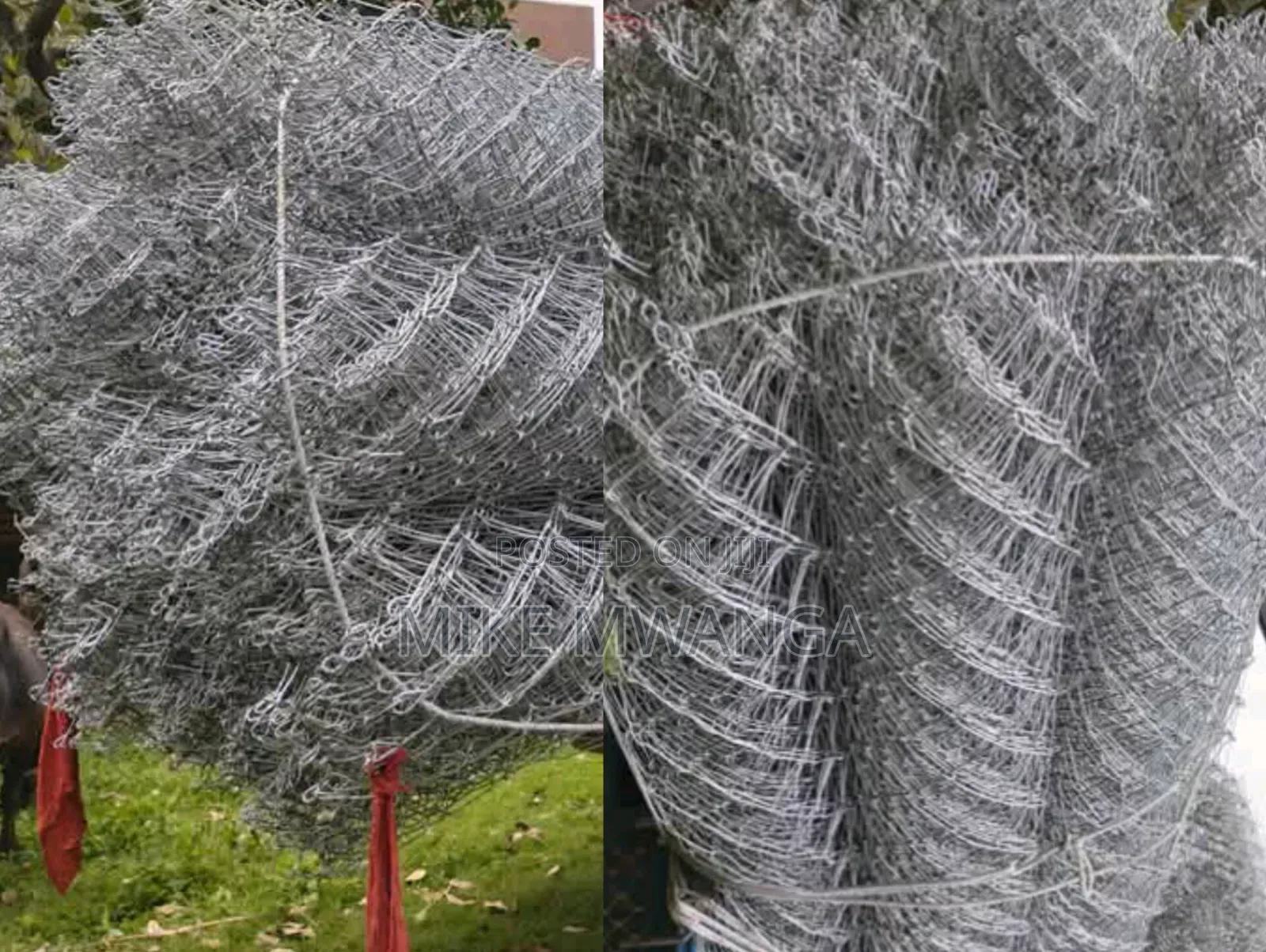 Gauge 11, 50x50 Galvanized Chain Link 6ft