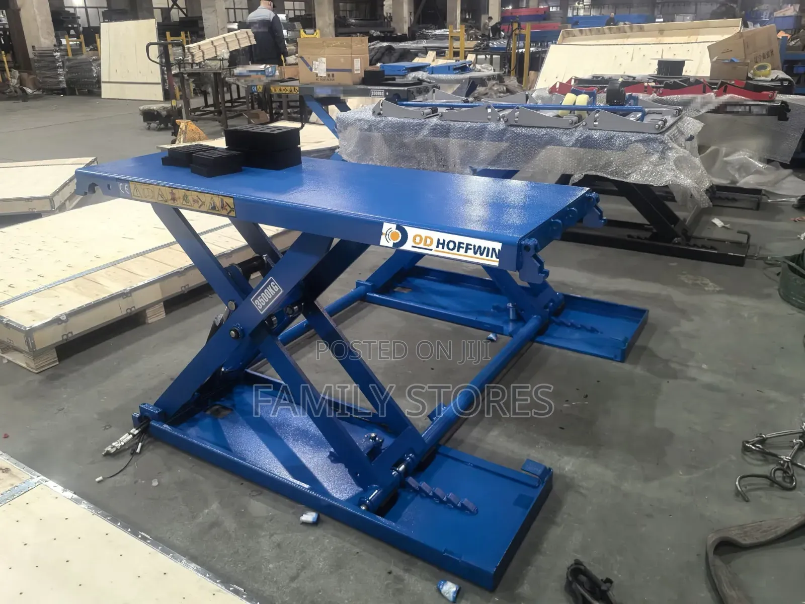 Heavy Duty 1.2m Rise Electric Scissor Lift Machine