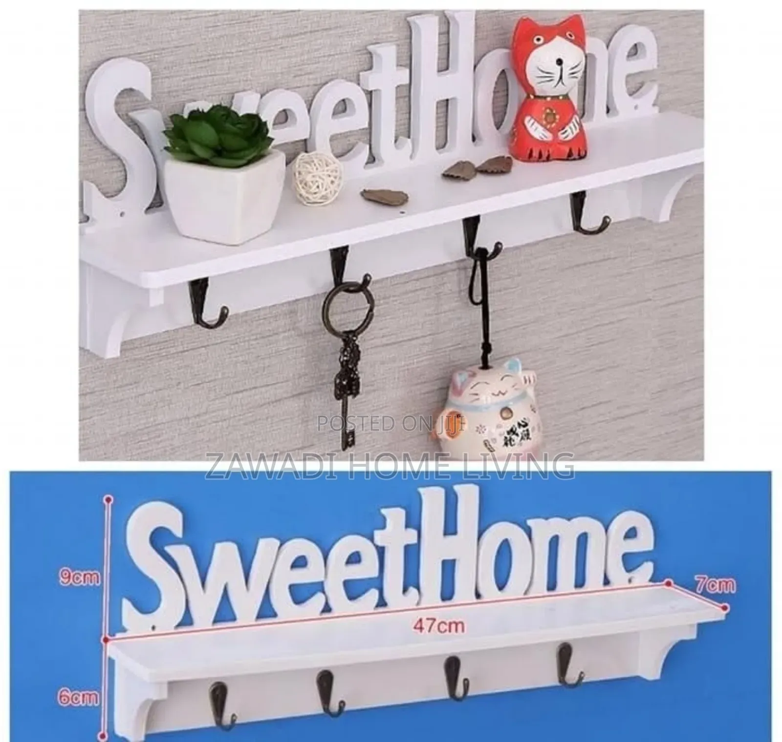 Sweet Home Key Holder Stand