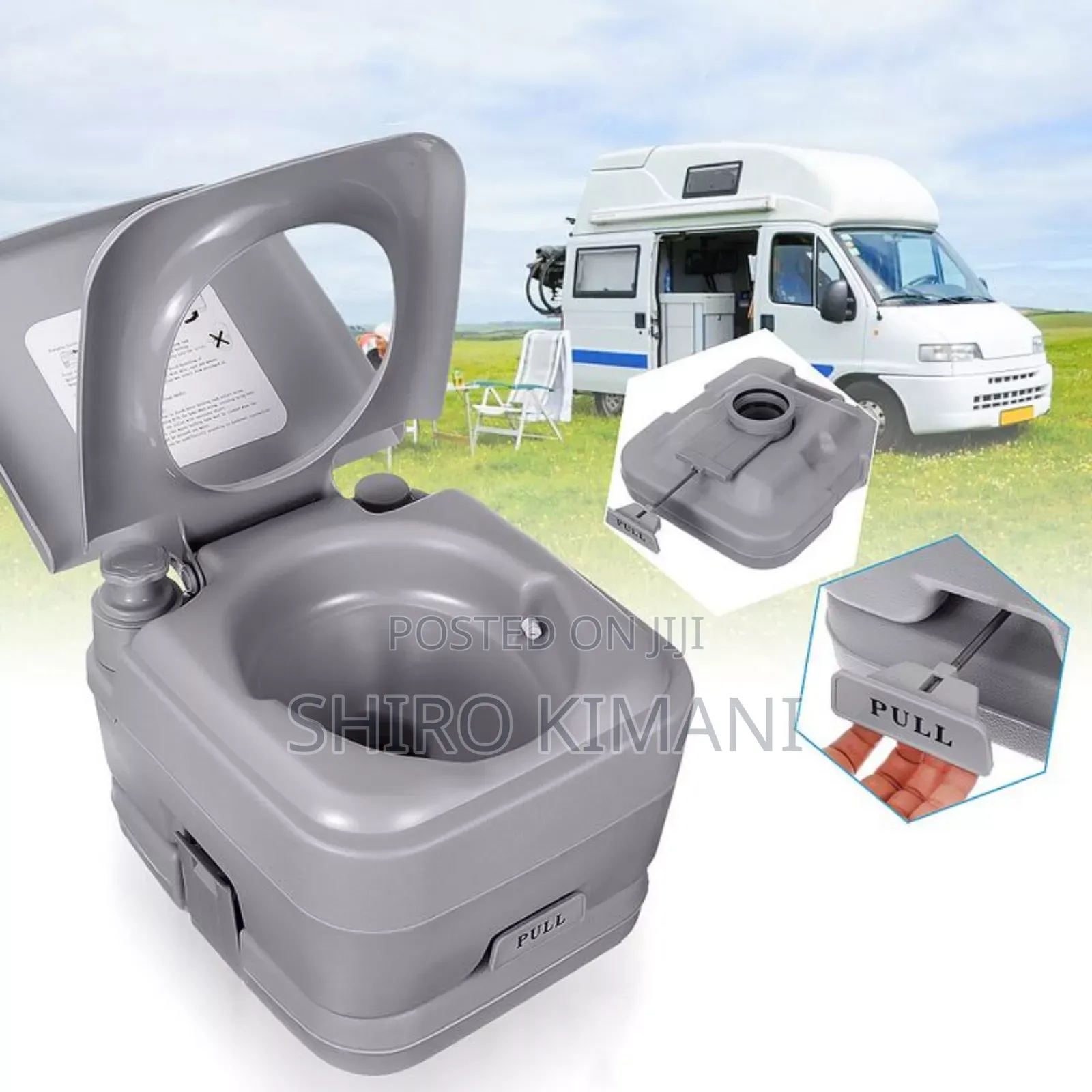  Outdoor 20l Toilet – Easy to Carry Clean
