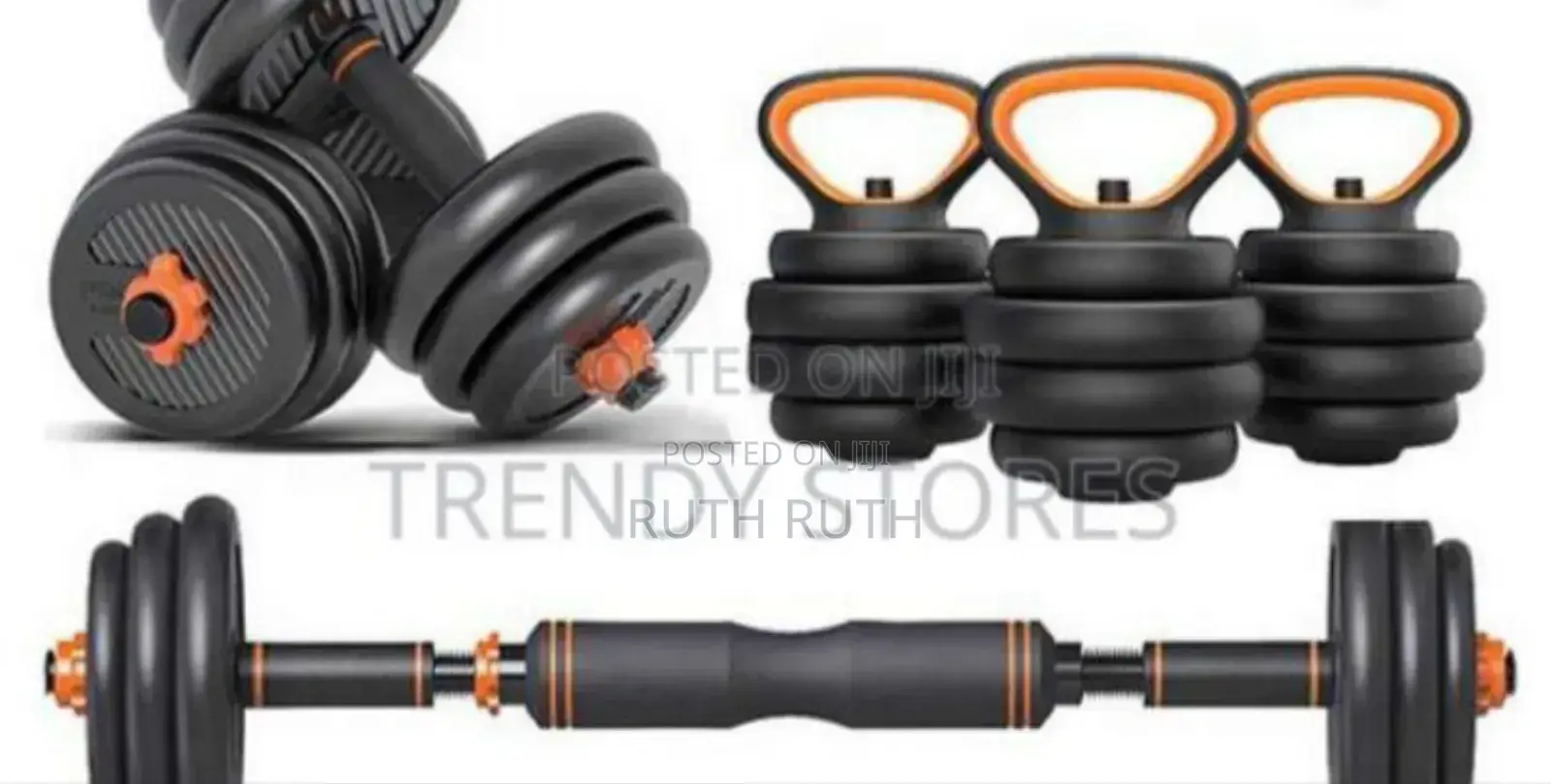 30kg Dumbells 6in1