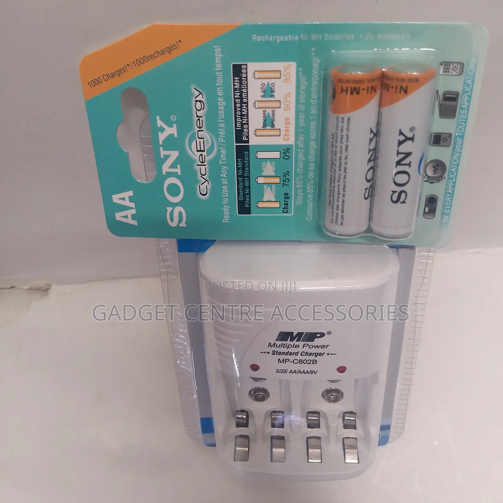 9v Charger ,Sony Rechargeable Batteries