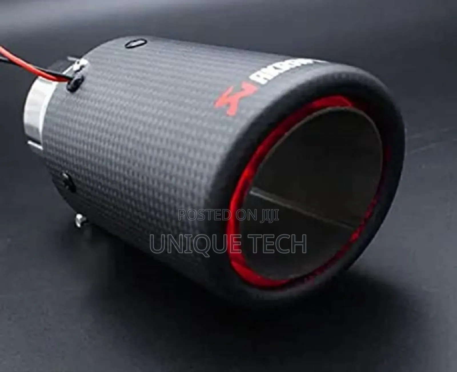 Carbon Look Akrapovic Exhaust Tip With Led Glow