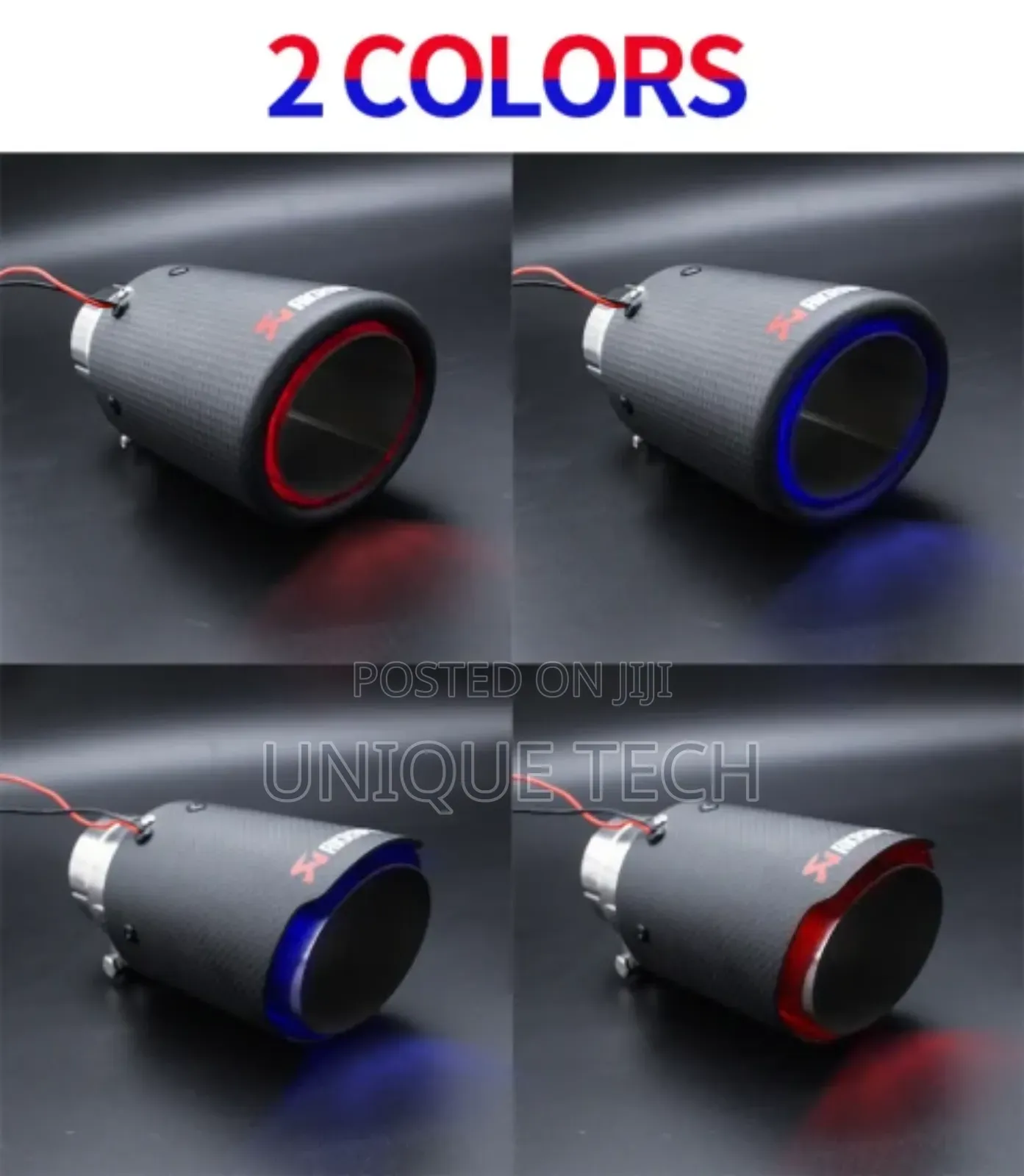 Akrapovic Pipe Led Tip – Carbon Fiber Finish