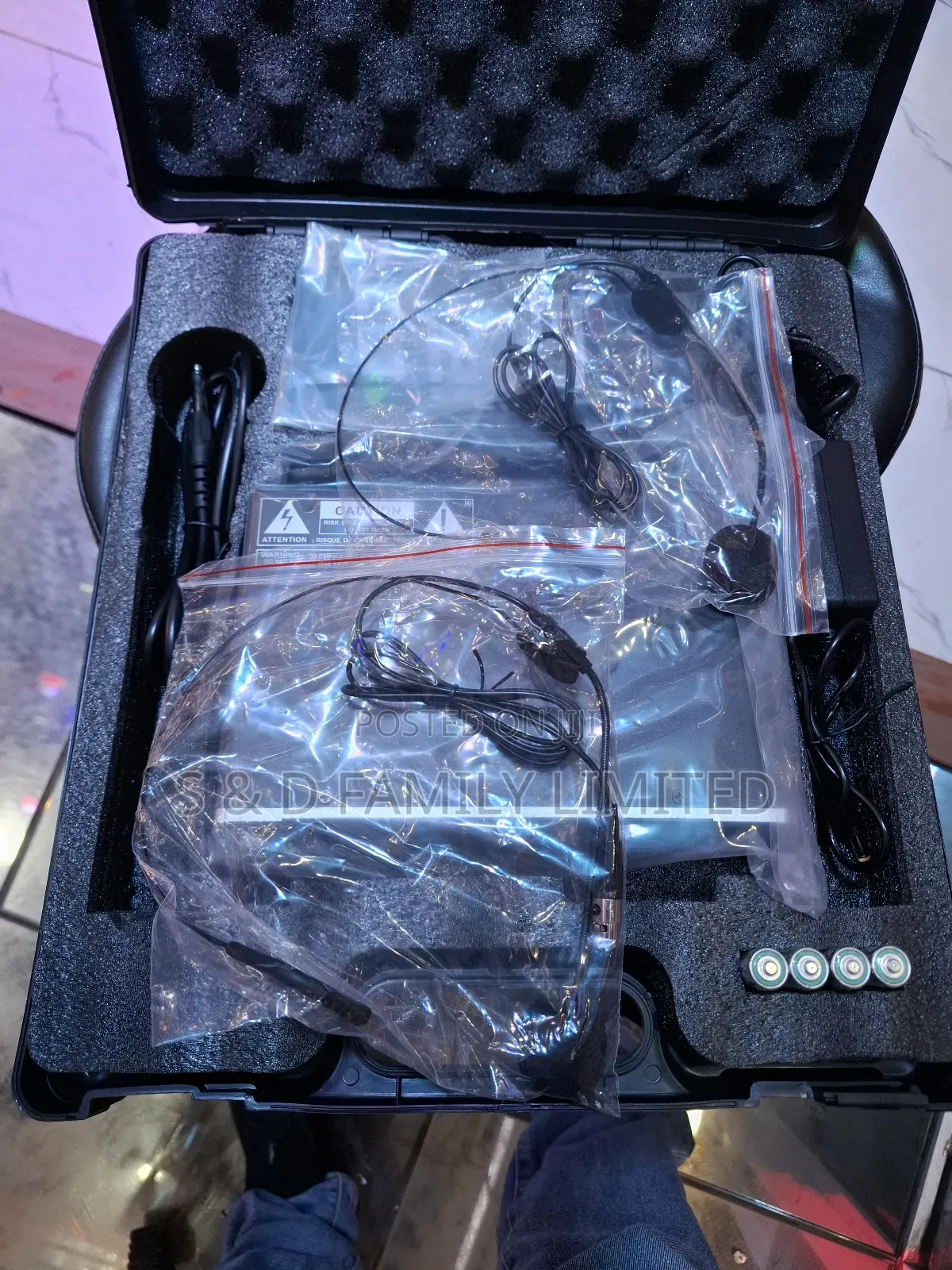 Bigsong Headrest Lapel Wireless Microphone