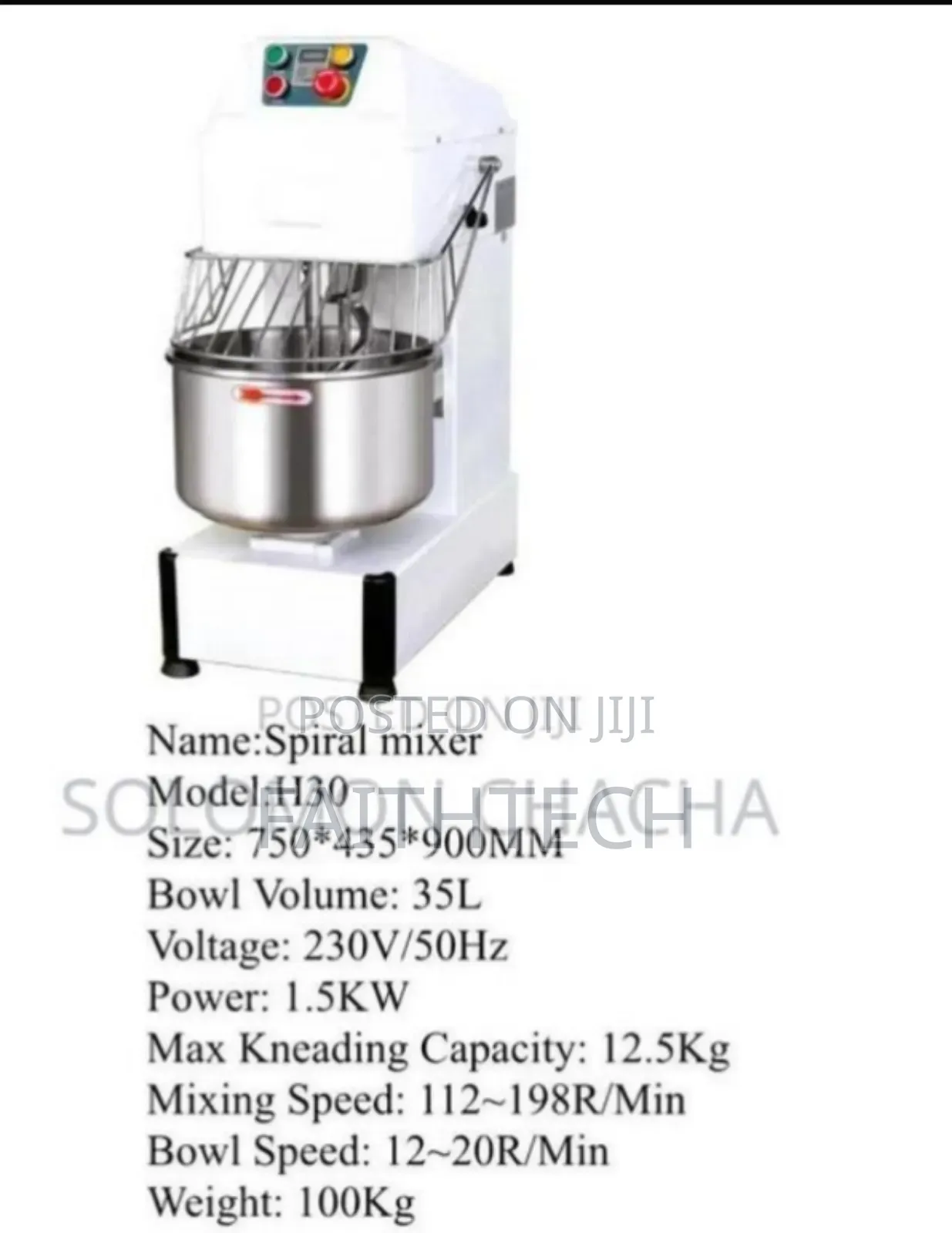 Premier Spiral Mixer Model H30