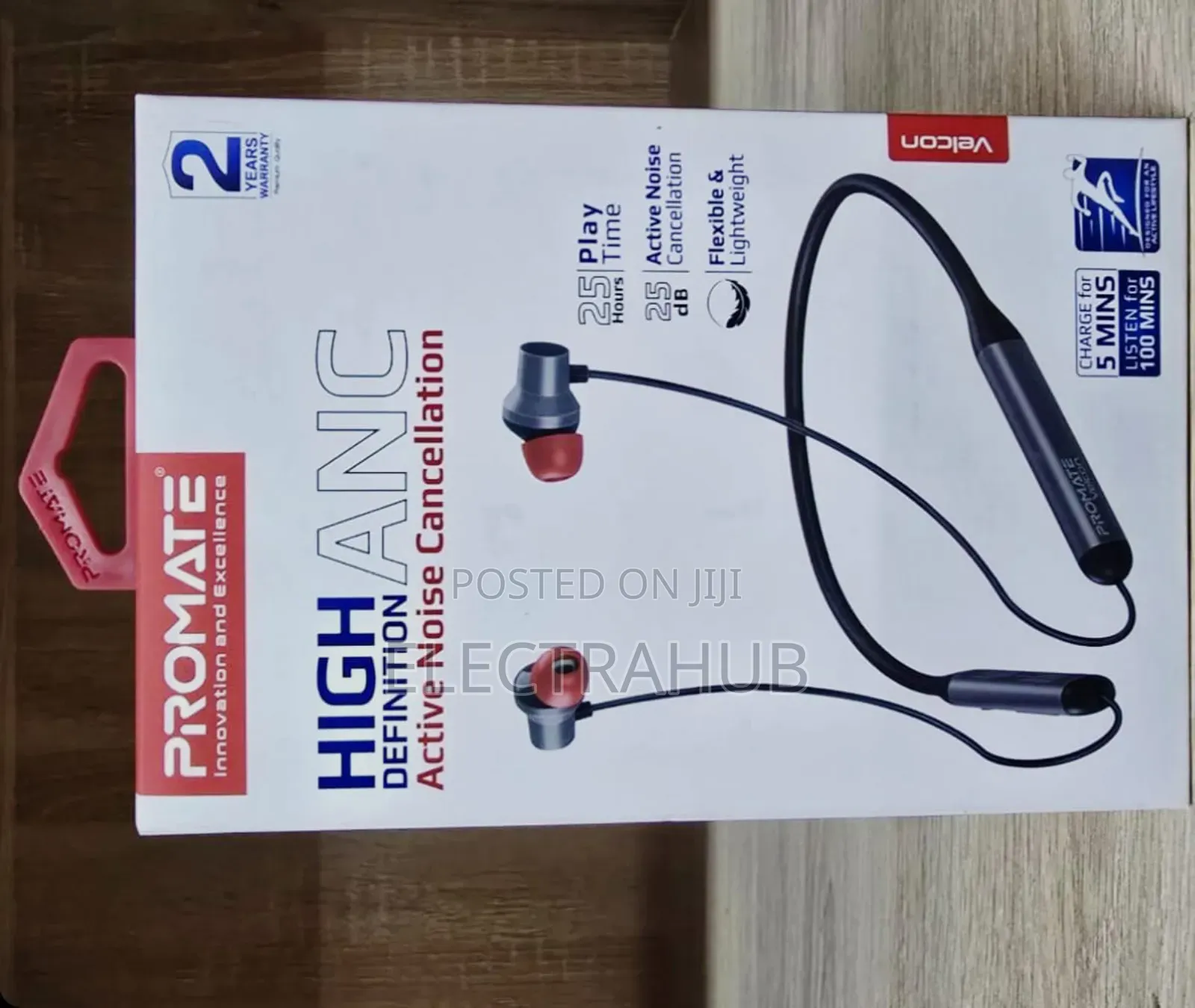 Promate Velcon Anc Neckband Brand New Sealed