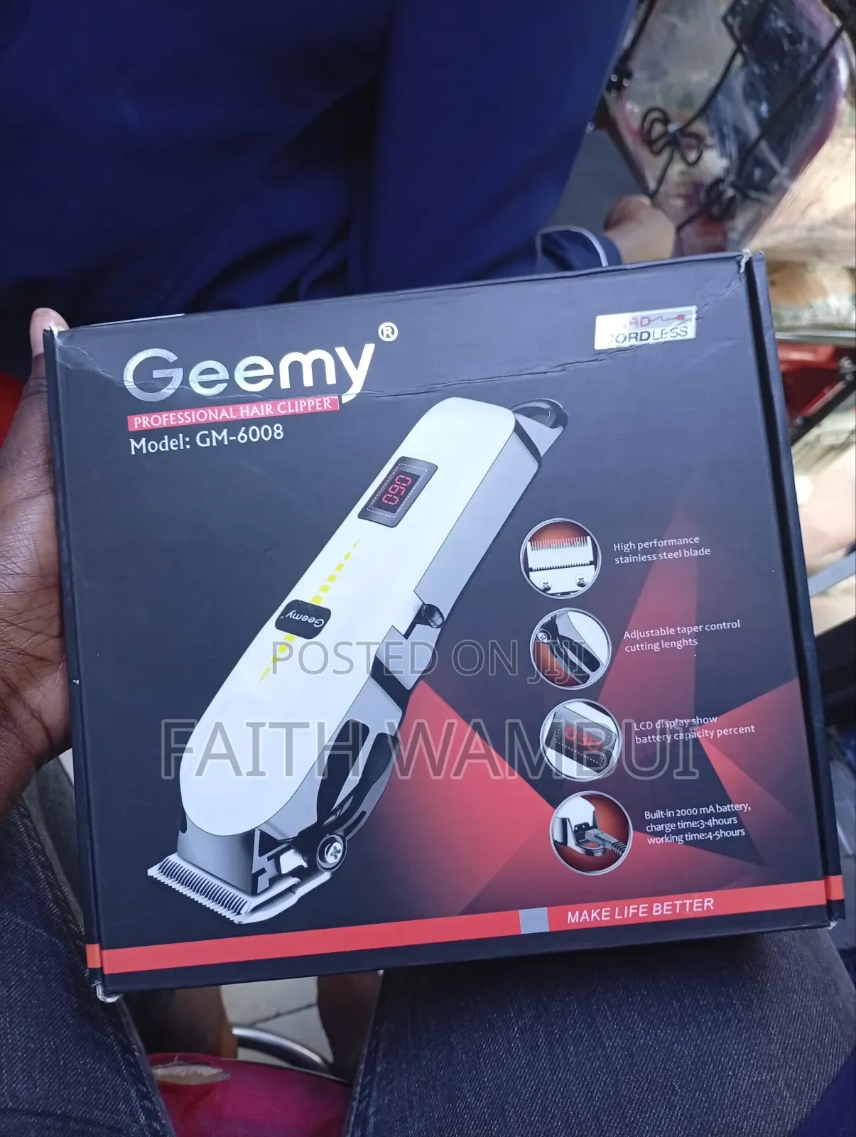 Geemy Professional Hair Clippers