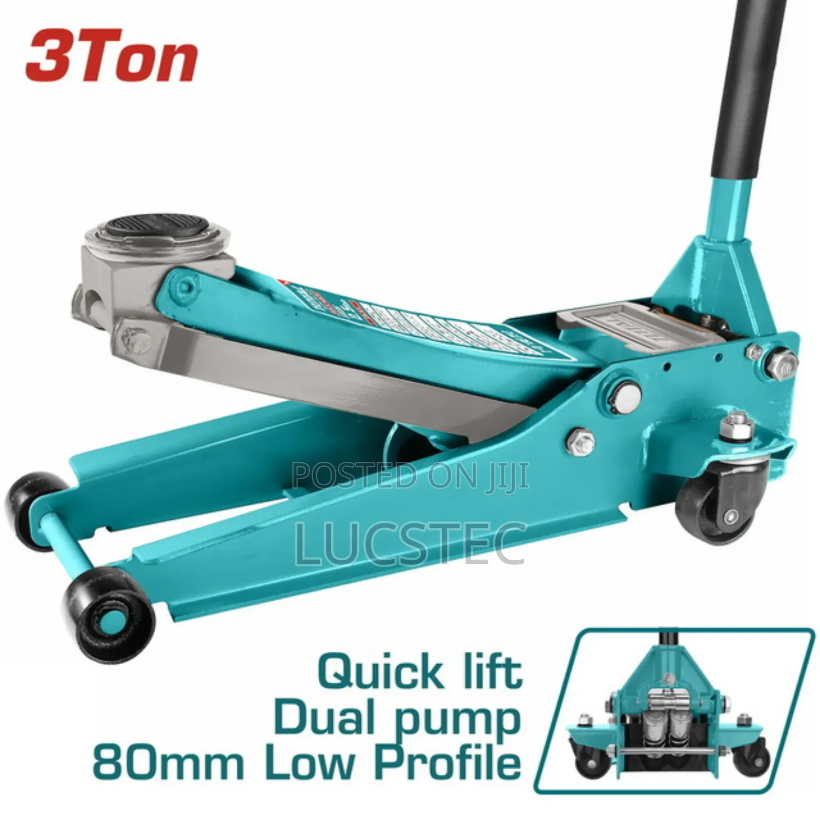 3-ton Low Profile Hydraulic Floor Jack