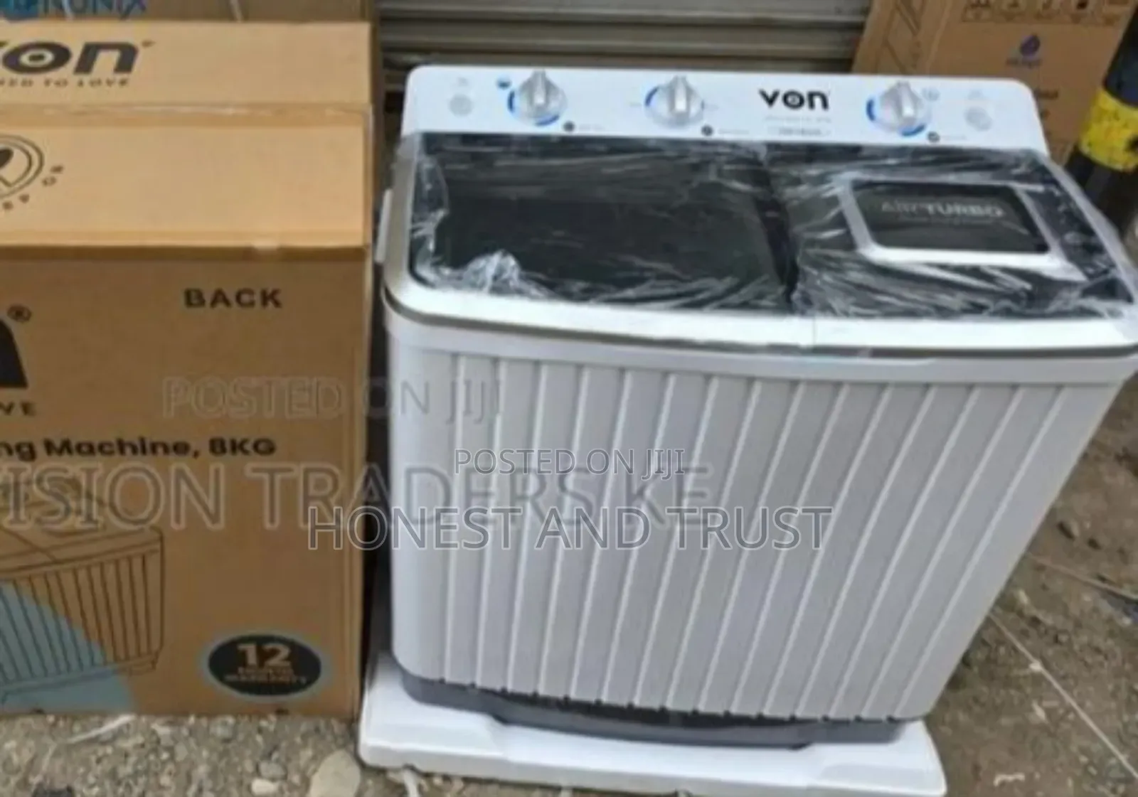 Von 8kg Twin Tub Washing Machine