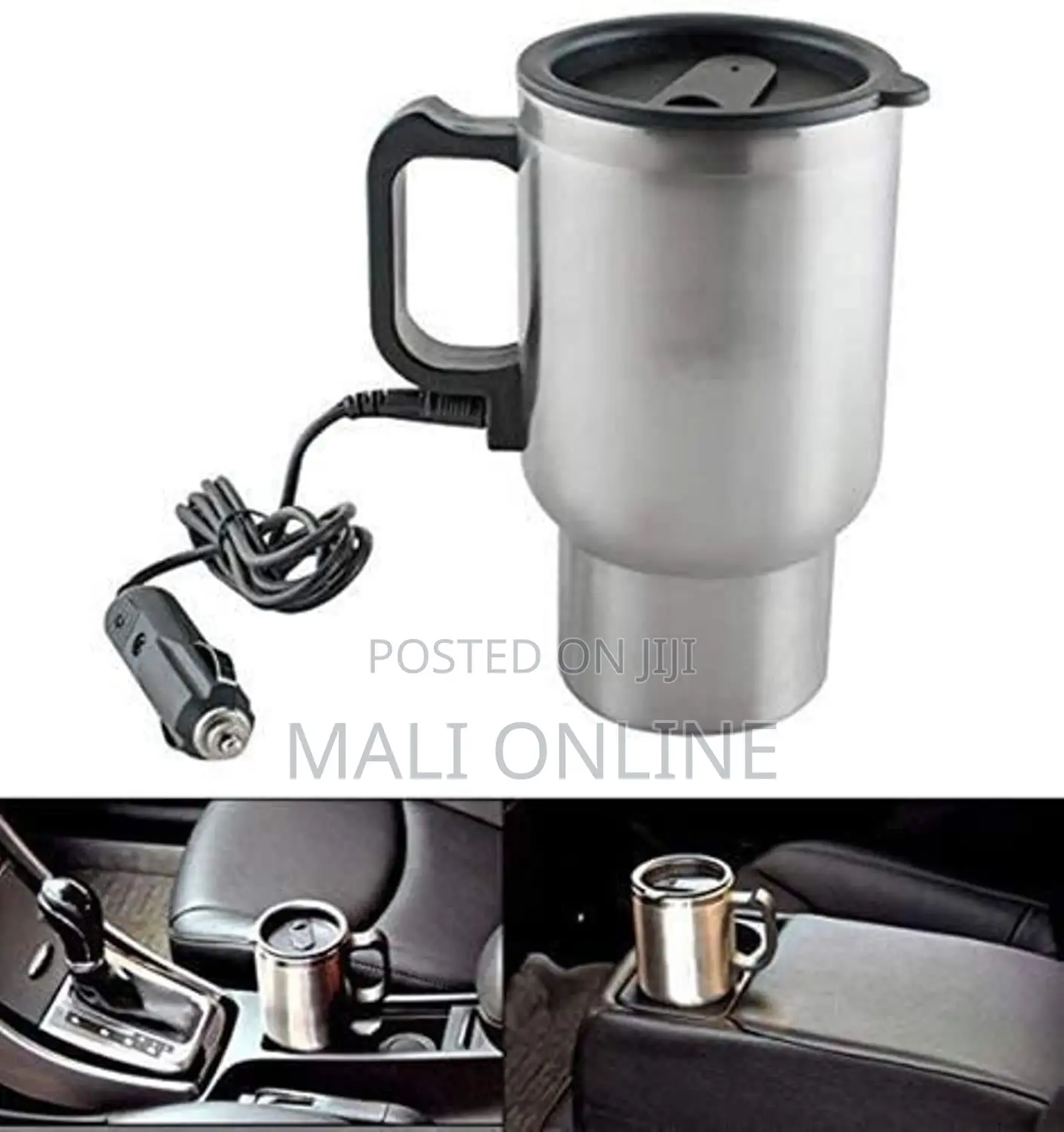 12v Electric Car Mug Stainless Steel 450ml