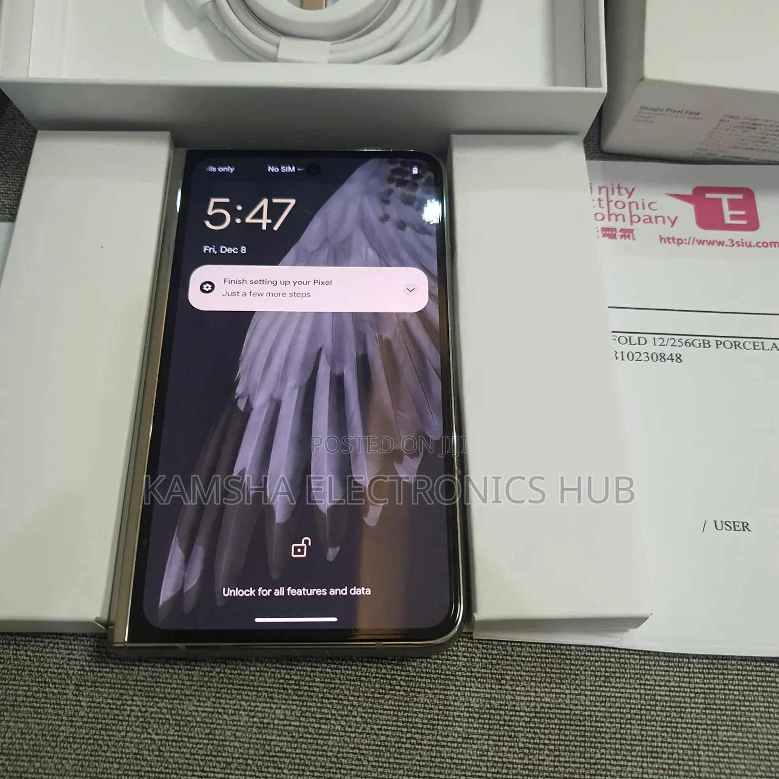 New Google Pixel Fold 256 GB Black