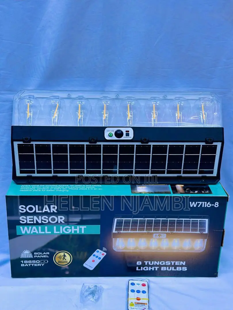 Solar Sensor Wall Light W7116-8
