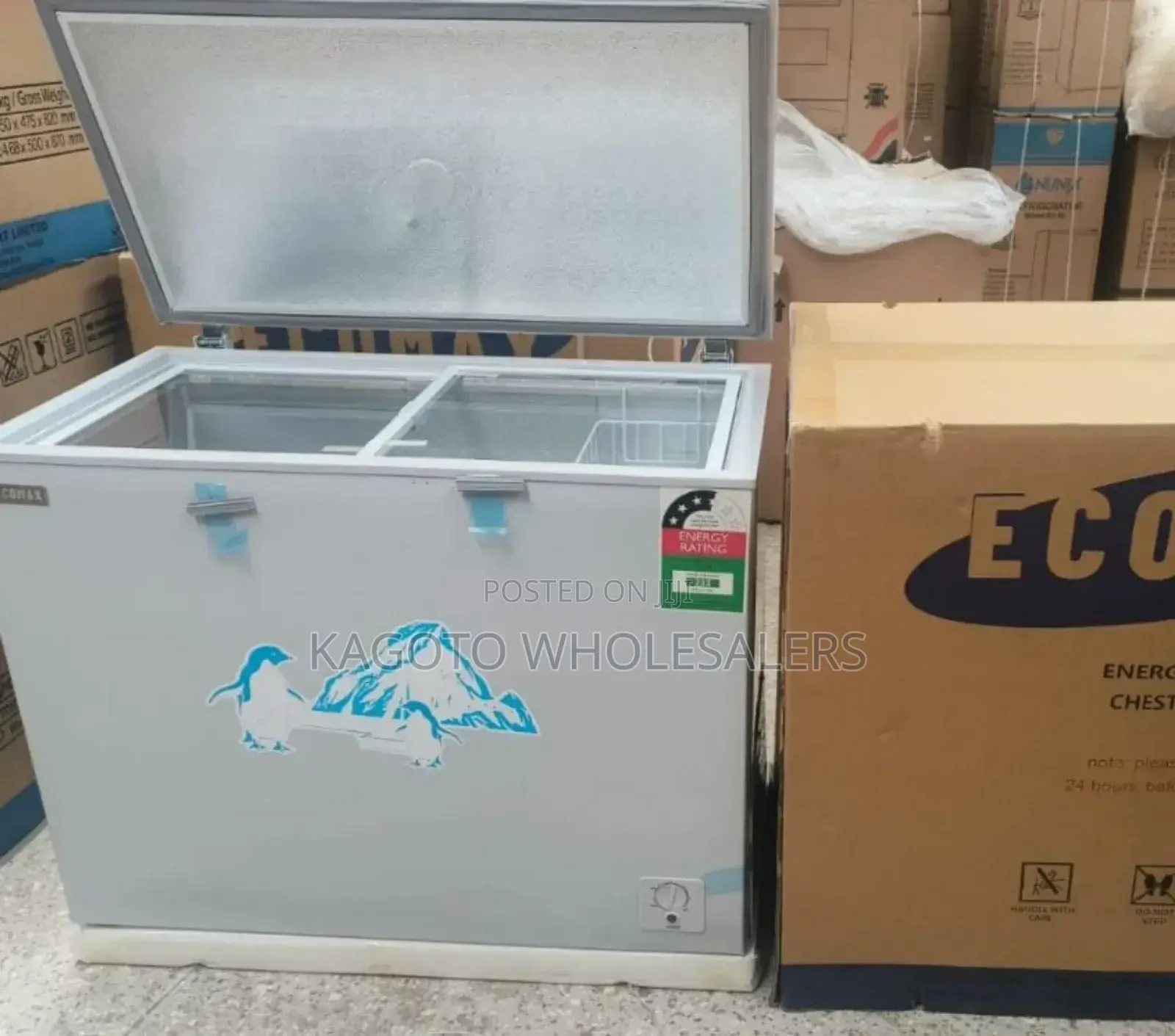 109litres Ecomax Deep Chest Freezer (White) E1fr