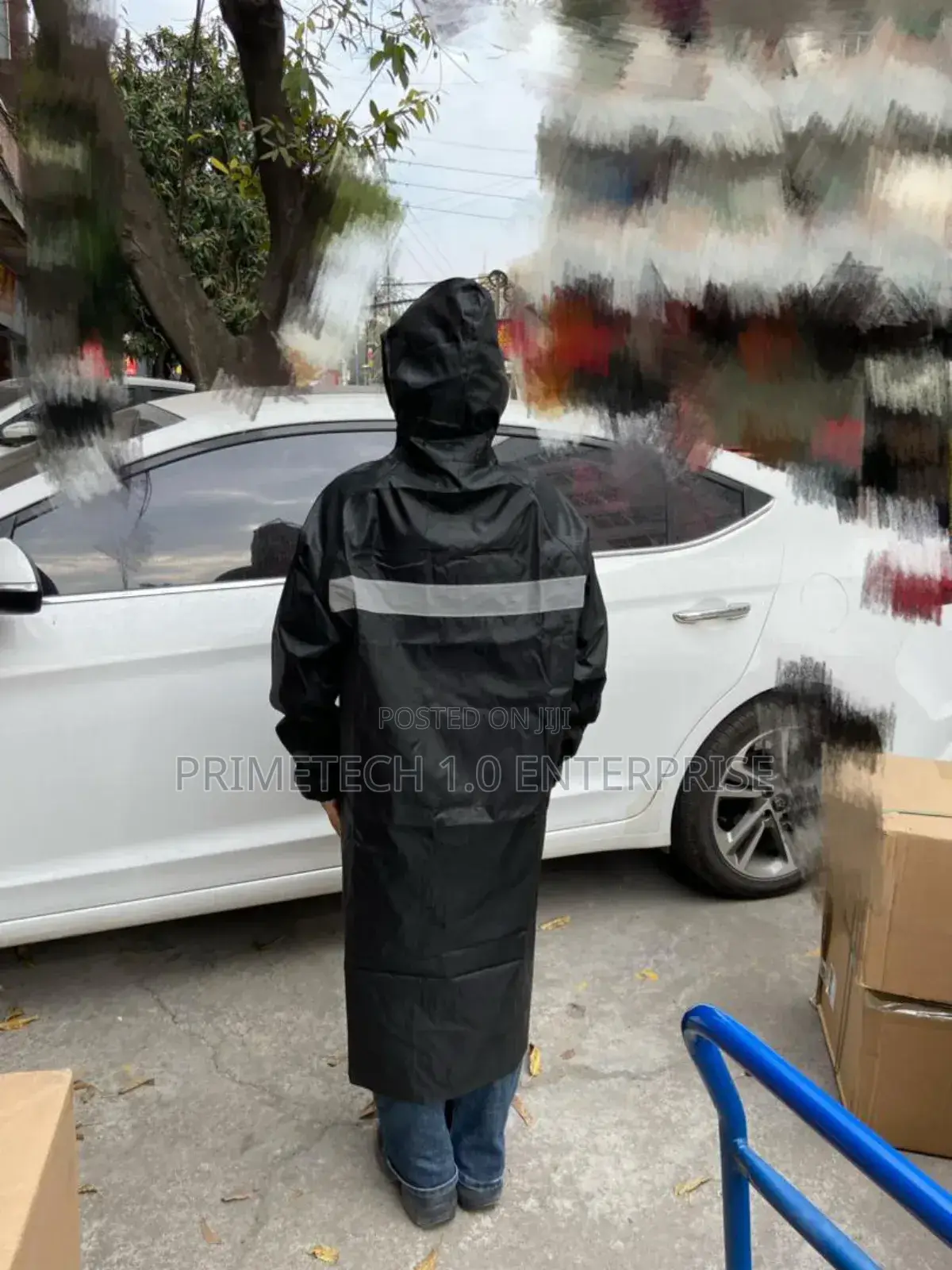 Adult Rain Coat With Cap