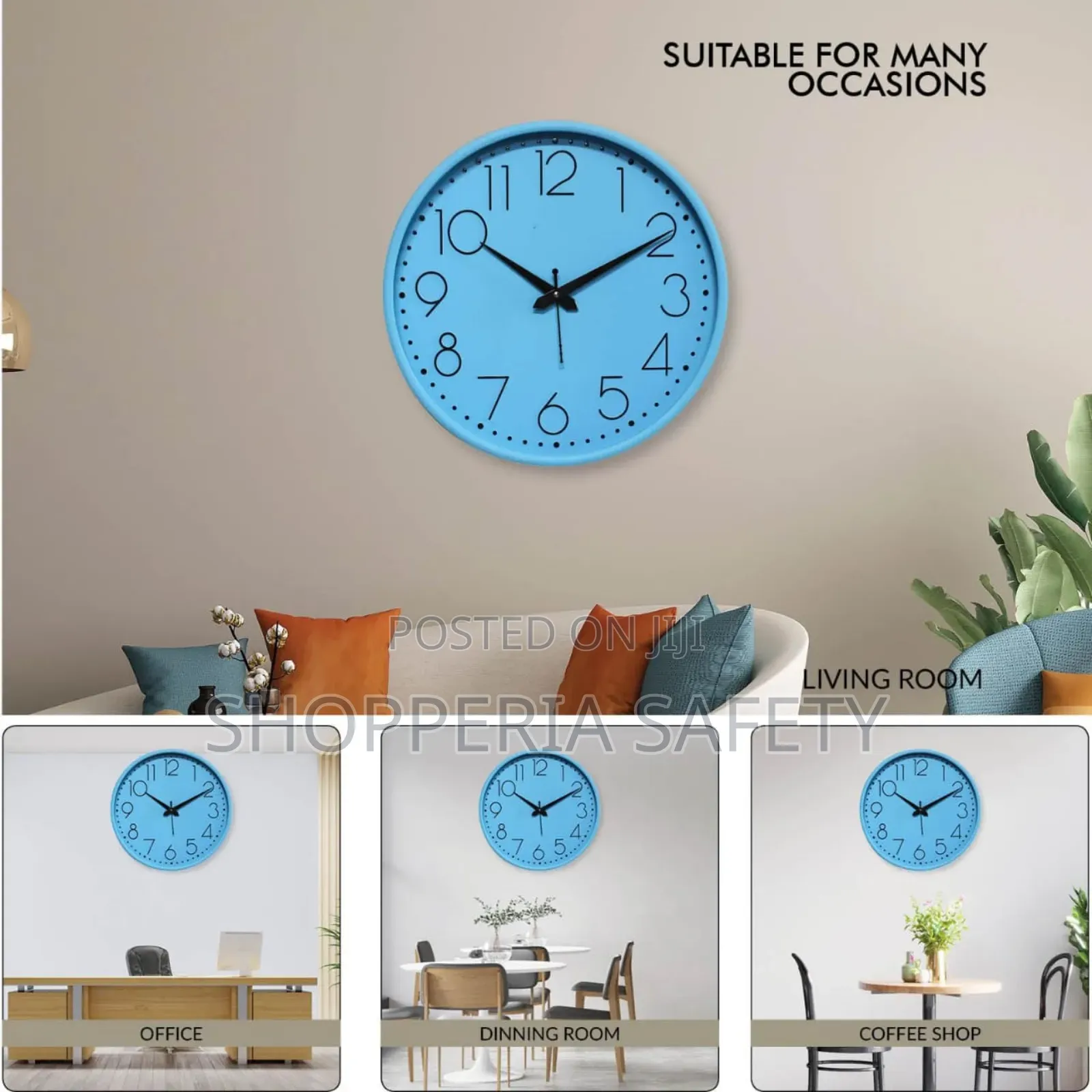 Silent Wall Clocks- 12 Inch