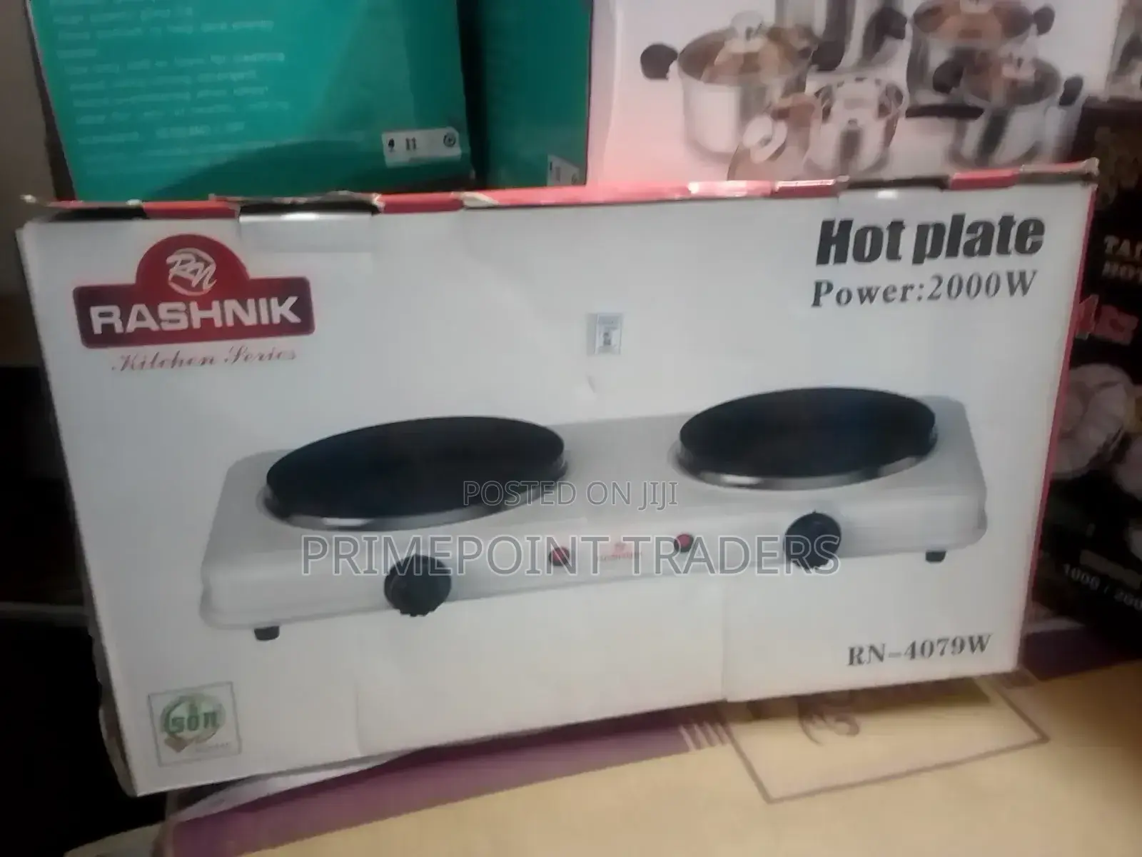 Rashnik Double Hotplate – Dual Burner Electric Stove