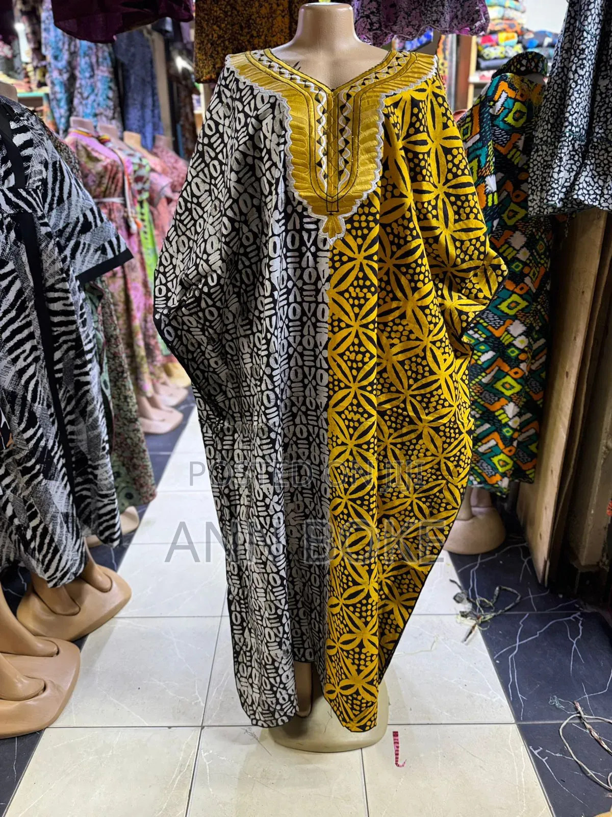 Fabrics Kitenge Long Dress Available