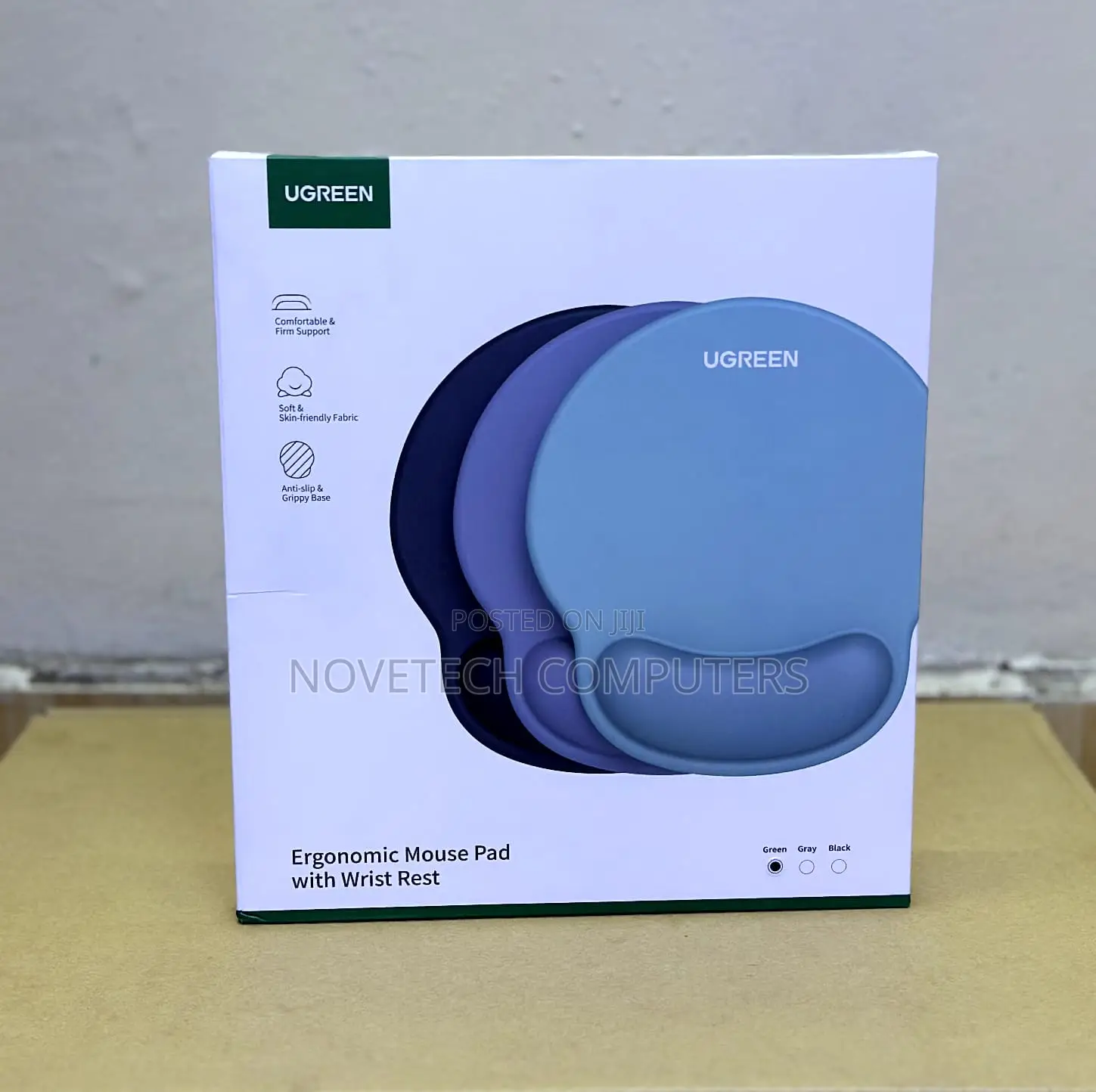 Ugreen Egornomic Mouse Pad With Wrist Rest -Lp668